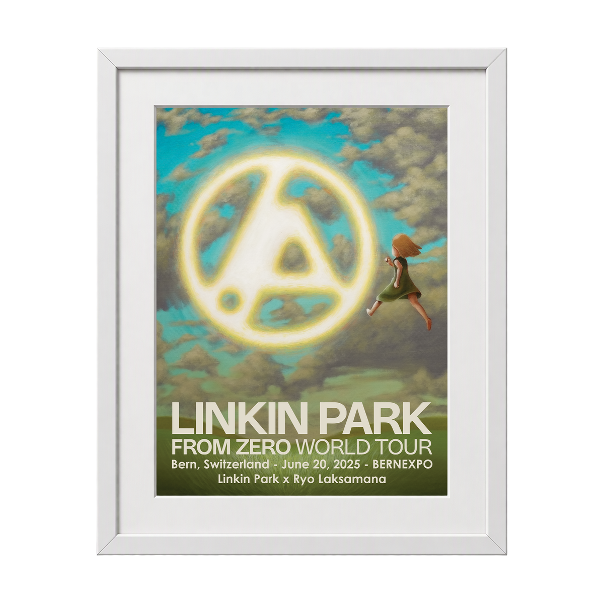 Framed FZ 2025 Tour Bern Poster (June 20th) with CoA - Ryo Laksamana