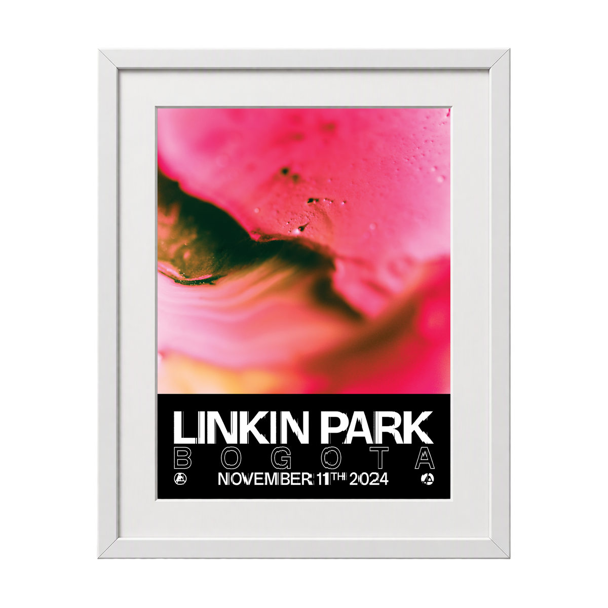 Framed From Zero Bogota Tour Poster