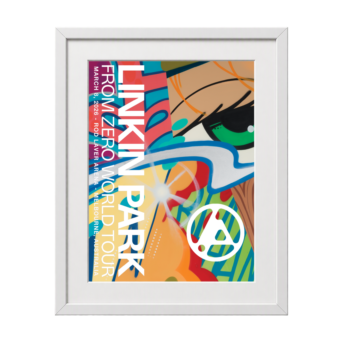 Framed FZ 2026 Tour Melbourne #1 Poster (Mar 8th) with CoA - CRASH