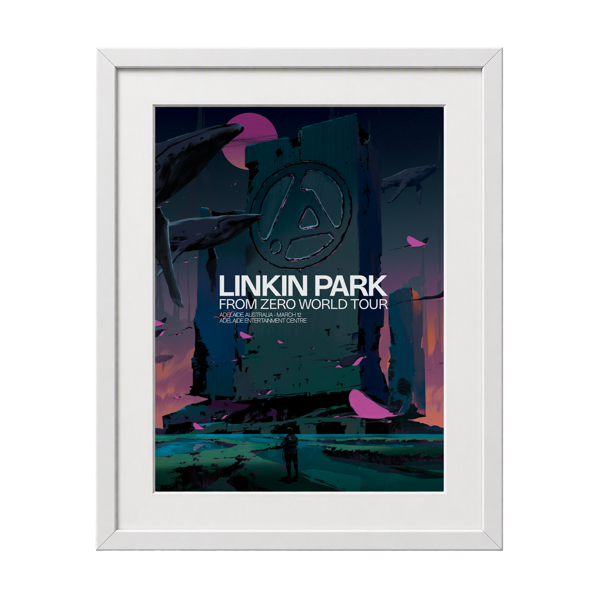 Framed FZ 2026 Tour Adelaide Poster (Mar 12th) with CoA - James Paick