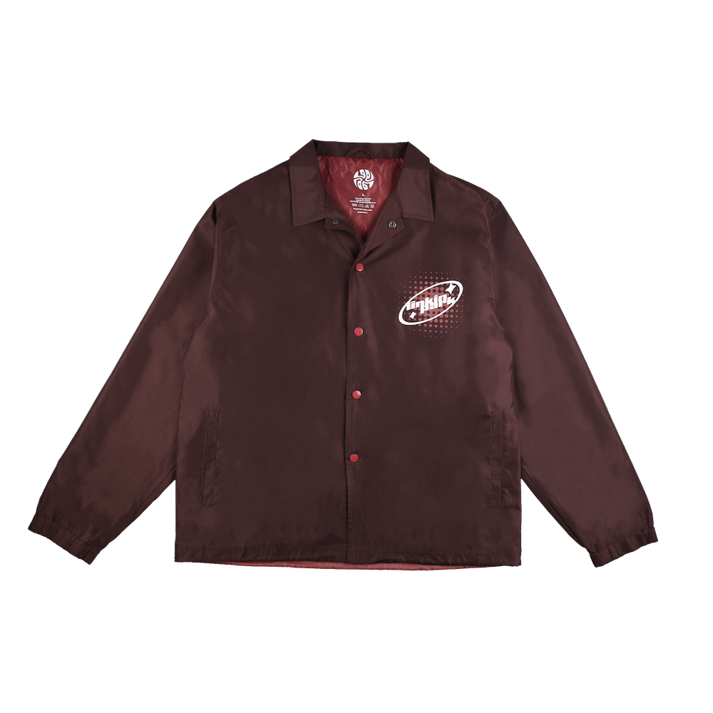 LPPL BURGUNDY COACH JACKET – Linkin Park Store