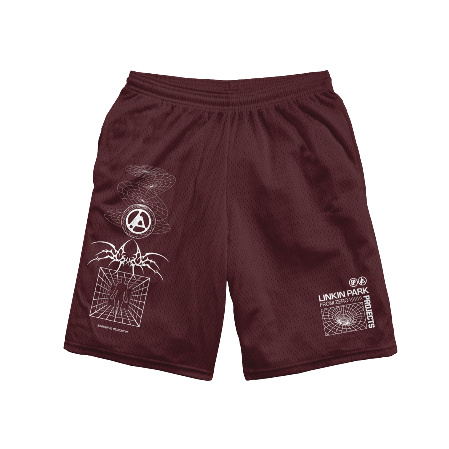 LP x BP Concept 2 Maroon Shorts