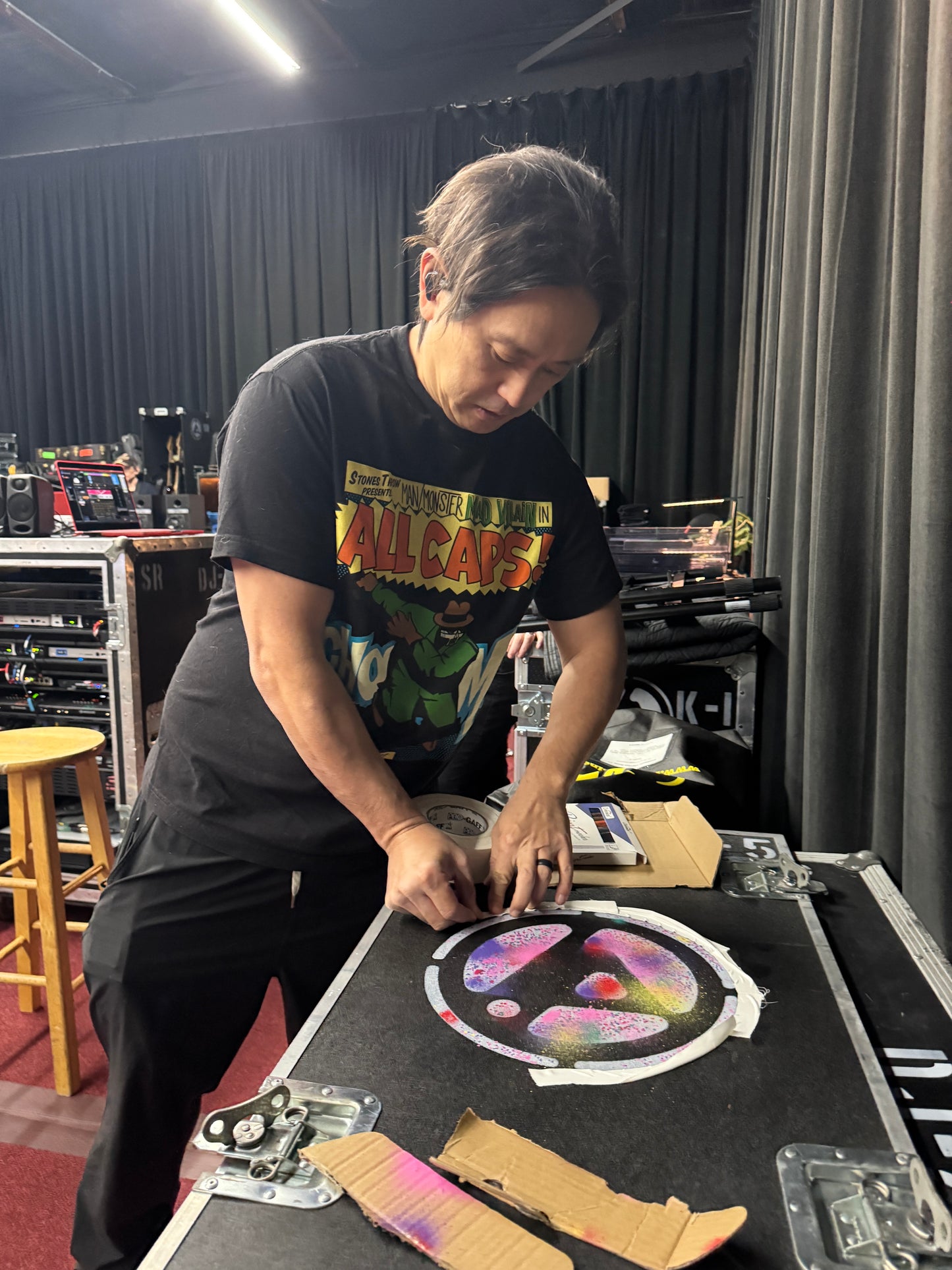 Joe's Spray Logo Black Hoodie