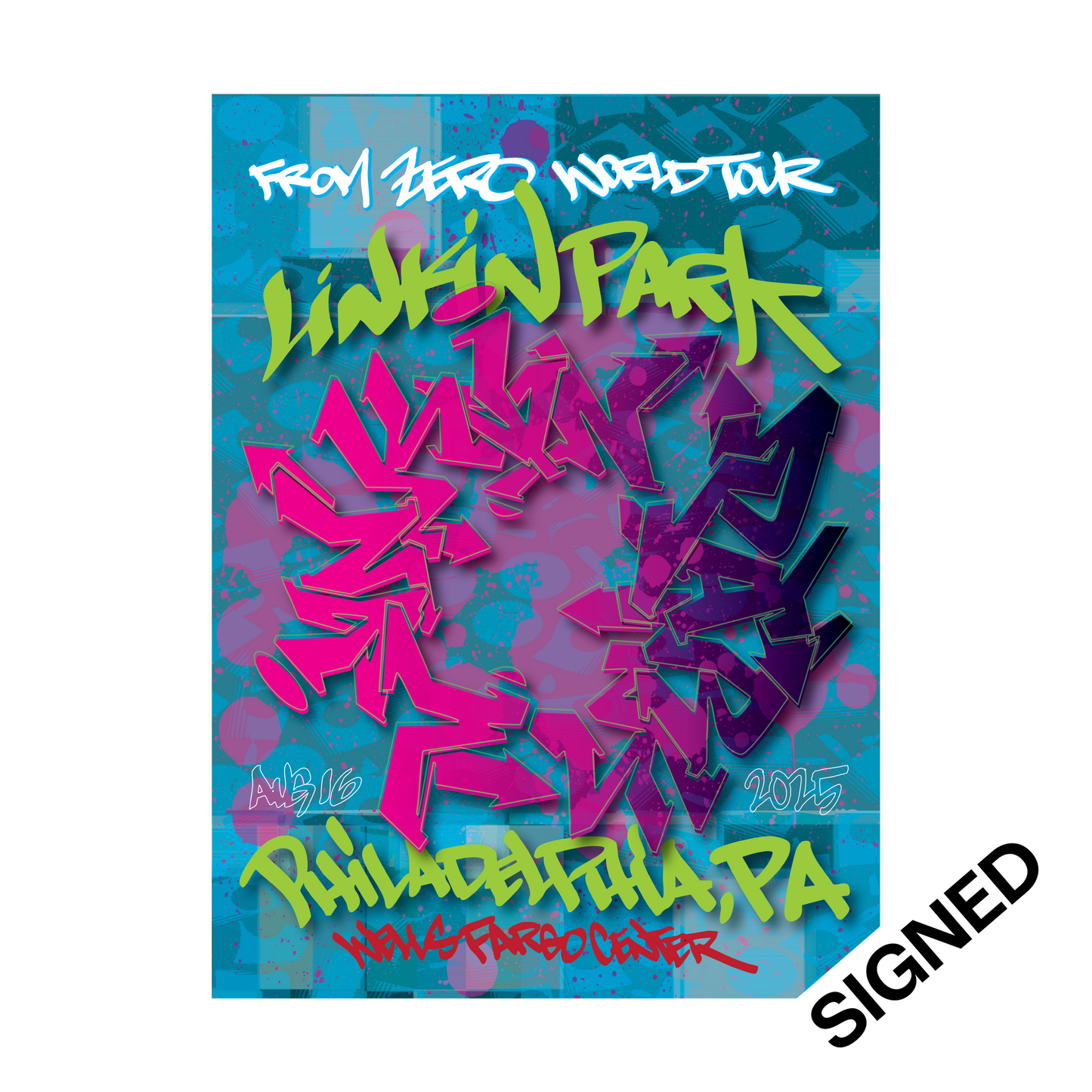 FZ 2025 Tour Philadelphia SIGNED Poster (Aug 16th) - STASH