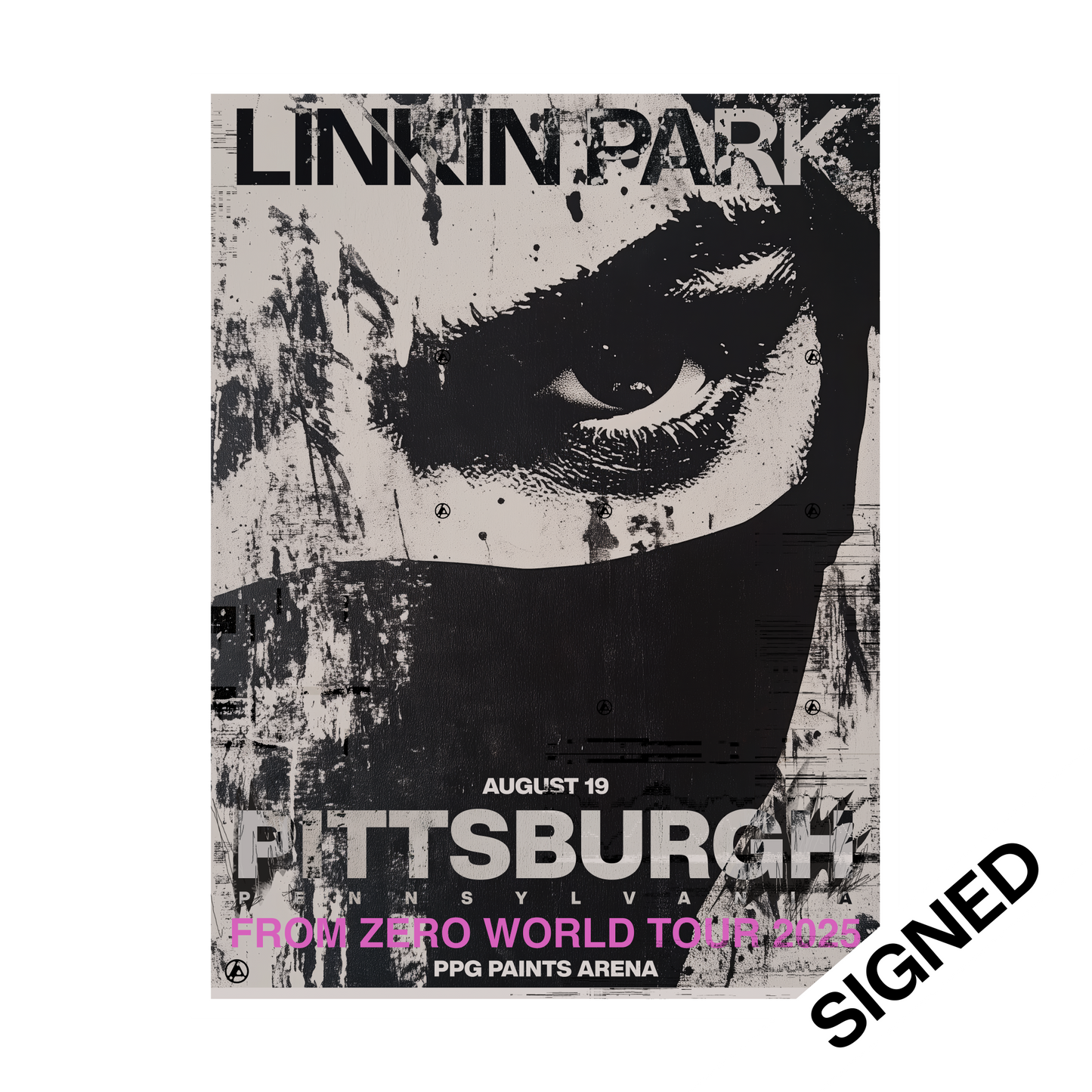 FZ 2025 Tour Pittsburgh SIGNED Poster (Aug 19th) - PJ Richardson