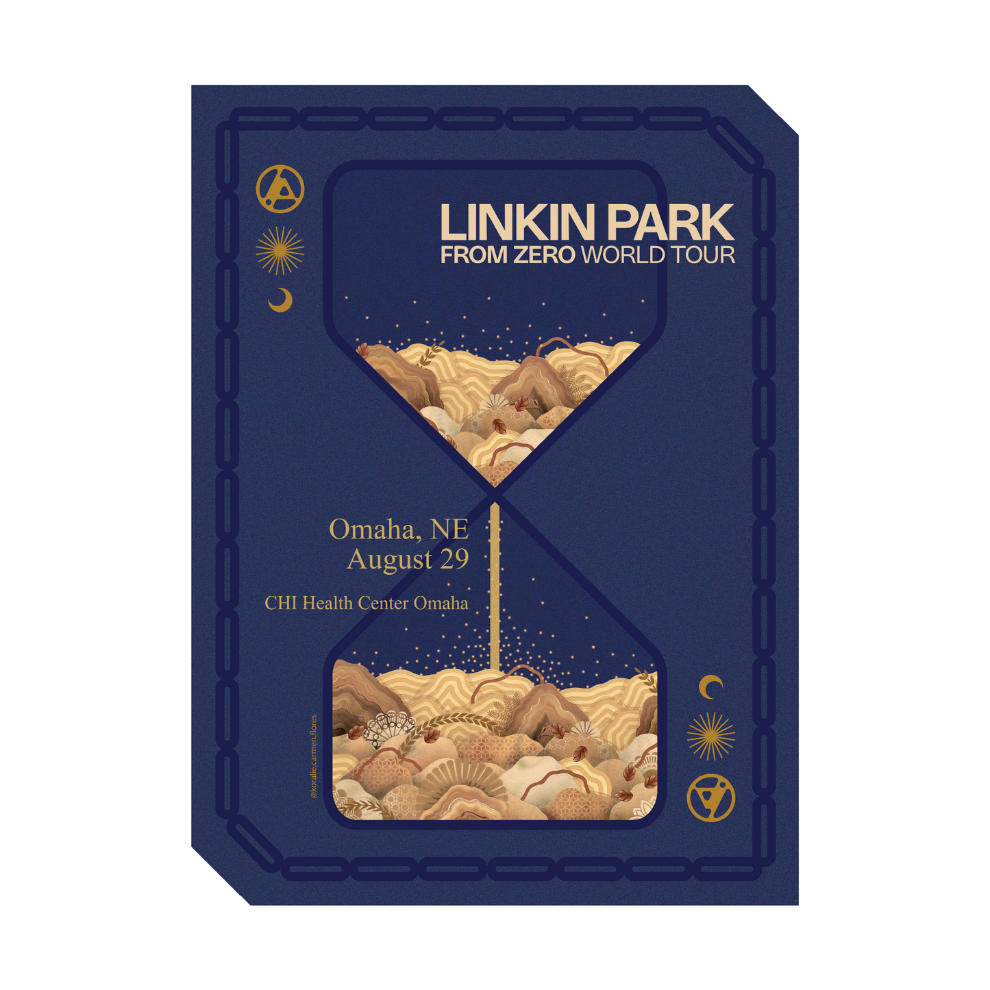 FZ 2025 Tour Omaha Poster (Aug 29th) - Koralie