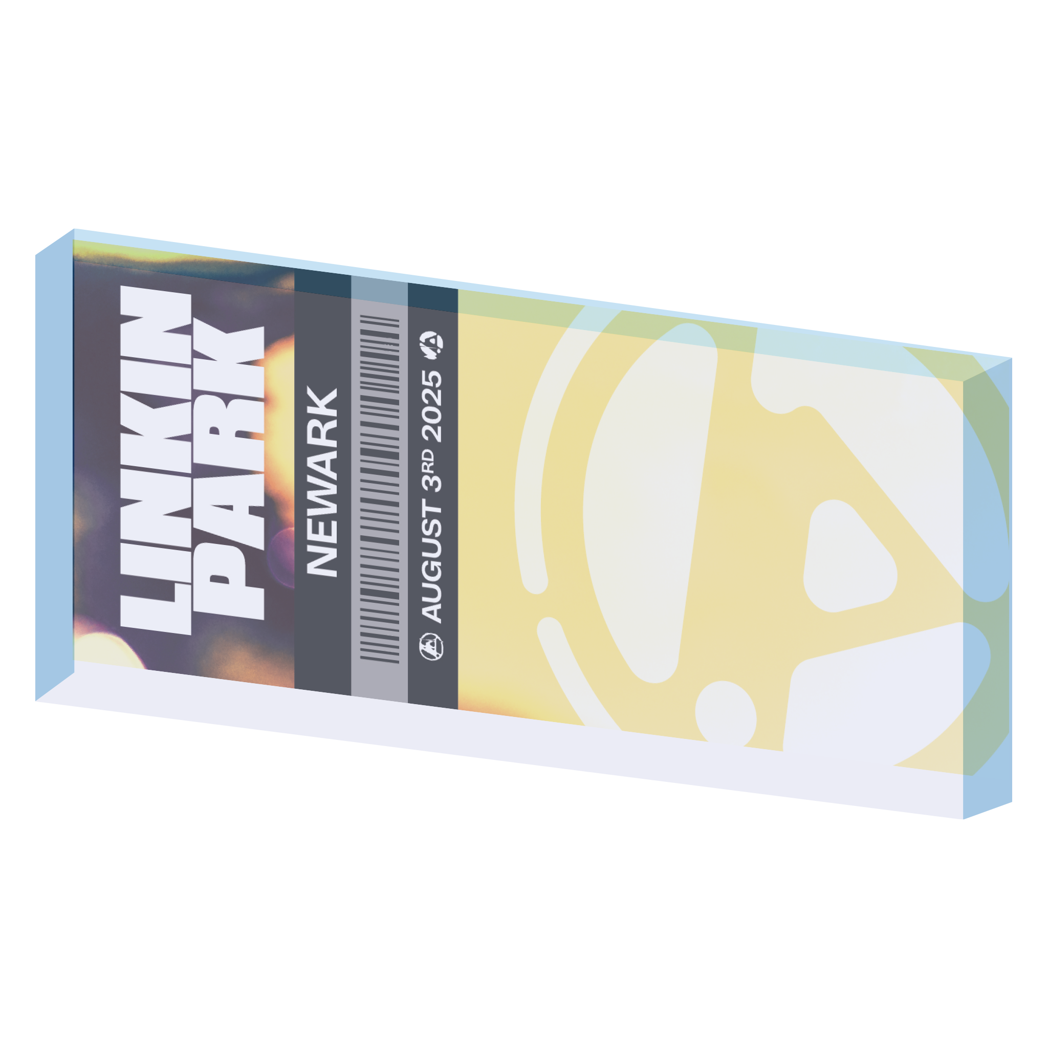 From Zero Commemorative Ticket Magnet Newark (Aug 3rd) – Linkin