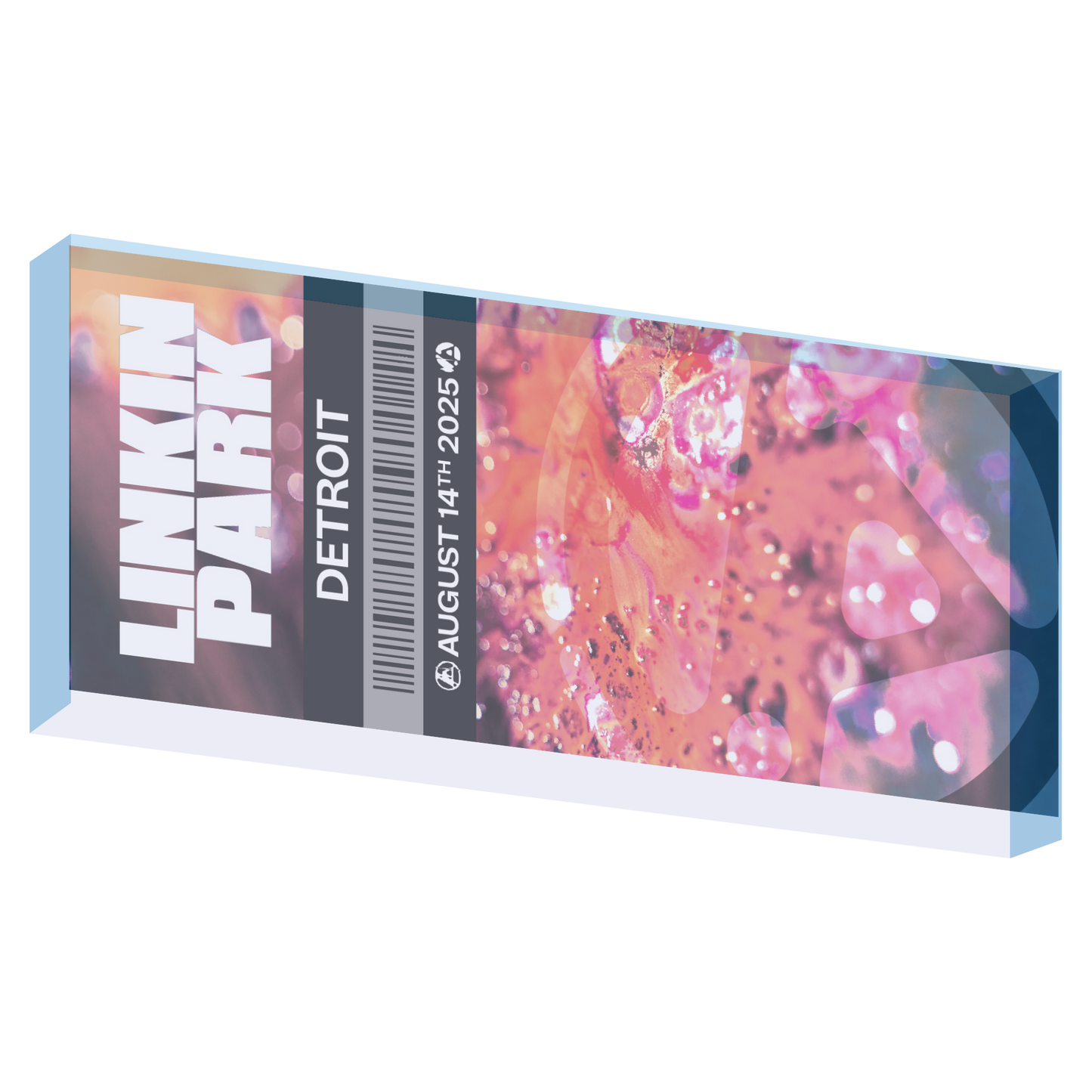 LP FZ DETROIT COMMEMORATIVE TICKET MAGNET (Aug 14th)