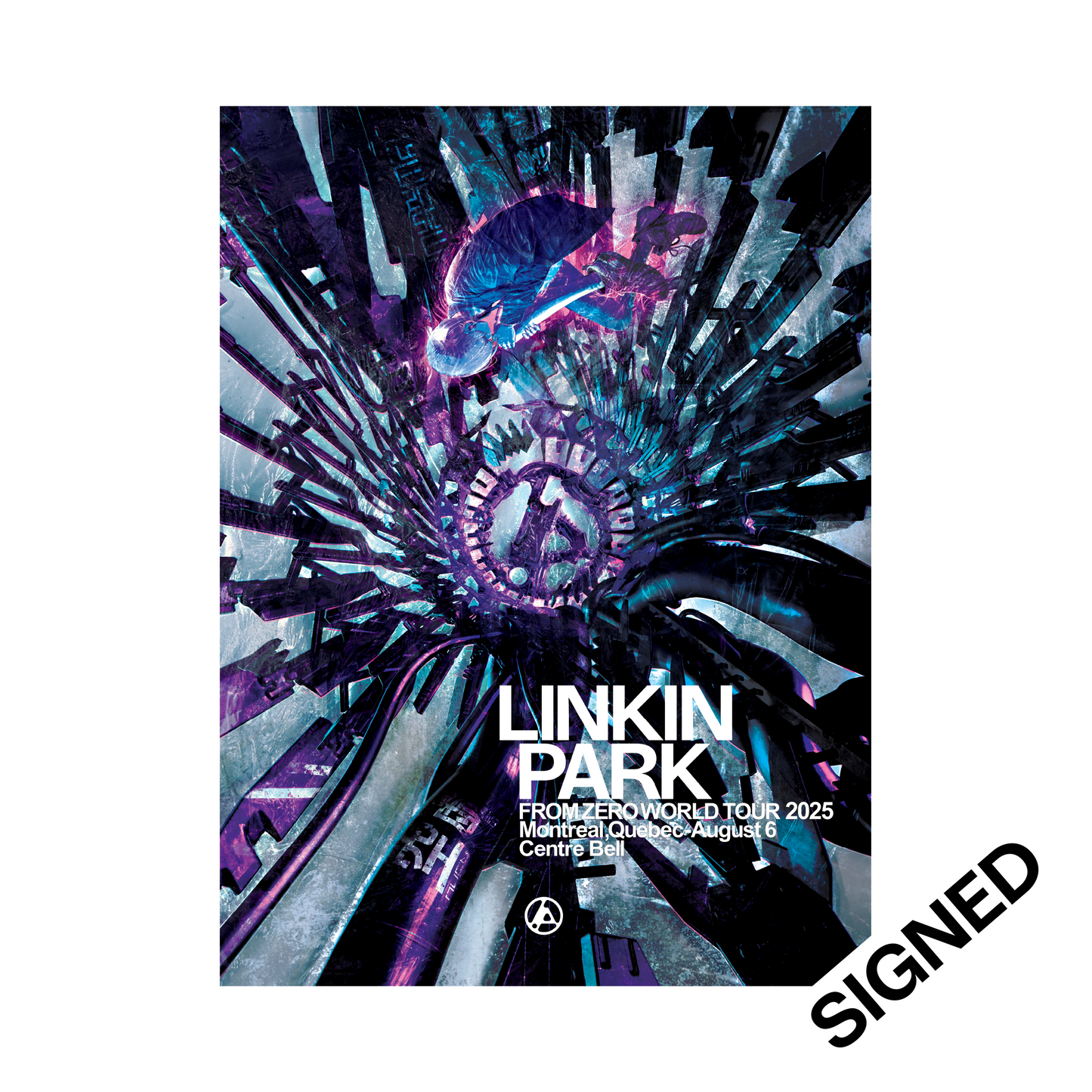FZ 2025 Tour Montreal SIGNED Poster (Aug 6th) - huke
