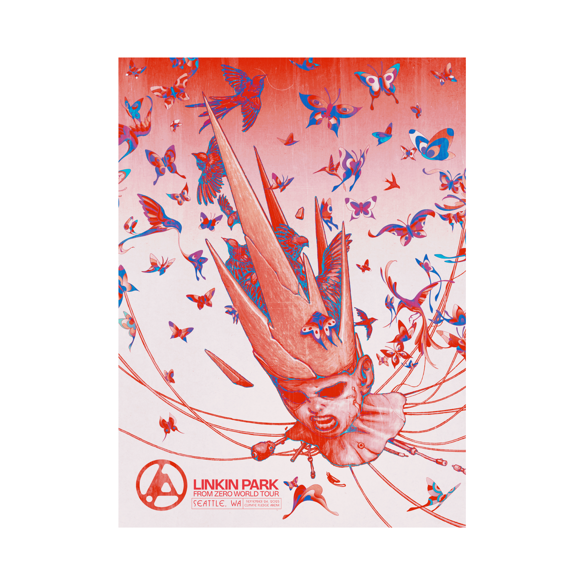 FZ 2025 Tour Seattle Poster (Sep 24th) - James Jean – Linkin Park FZ 2025 Tour Seattle Poster (Sep 24th) - James Jean – Linkin Park