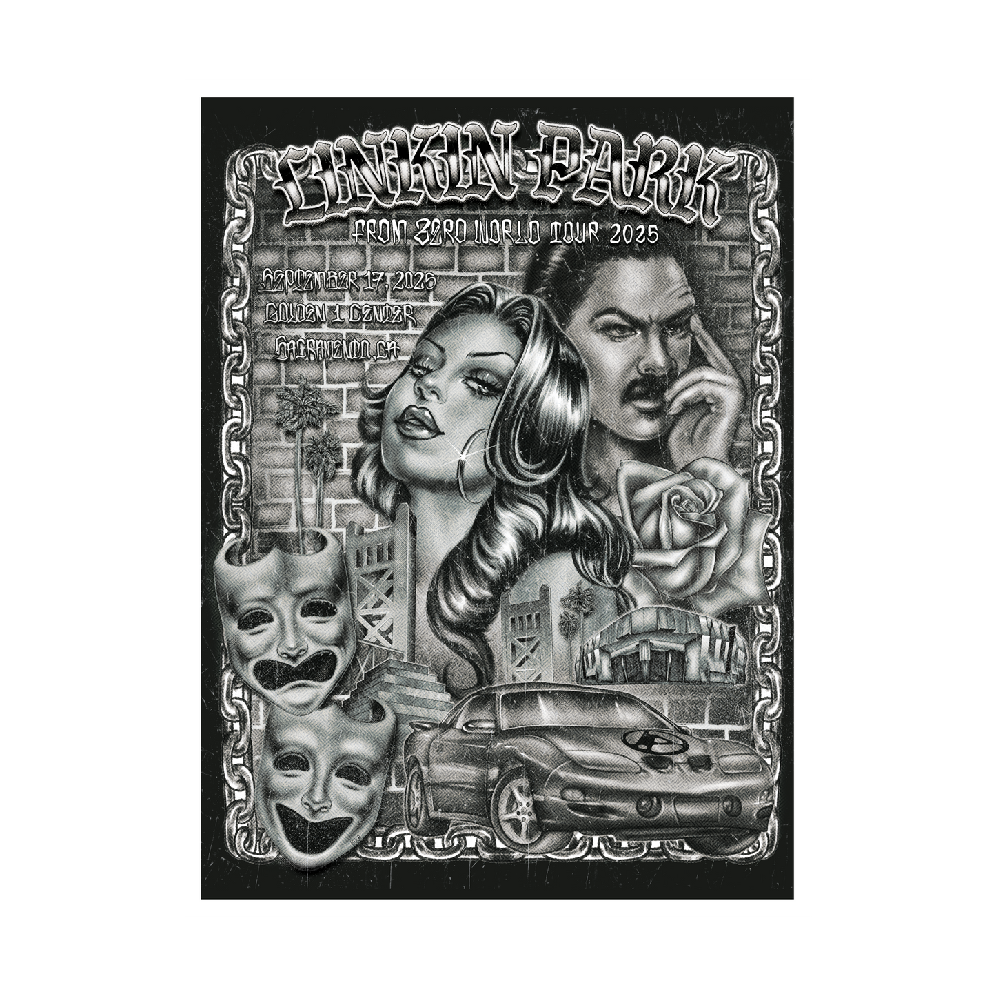 FZ 2025 Tour Sacramento Poster (Sep 17th) - Cecelia Perez