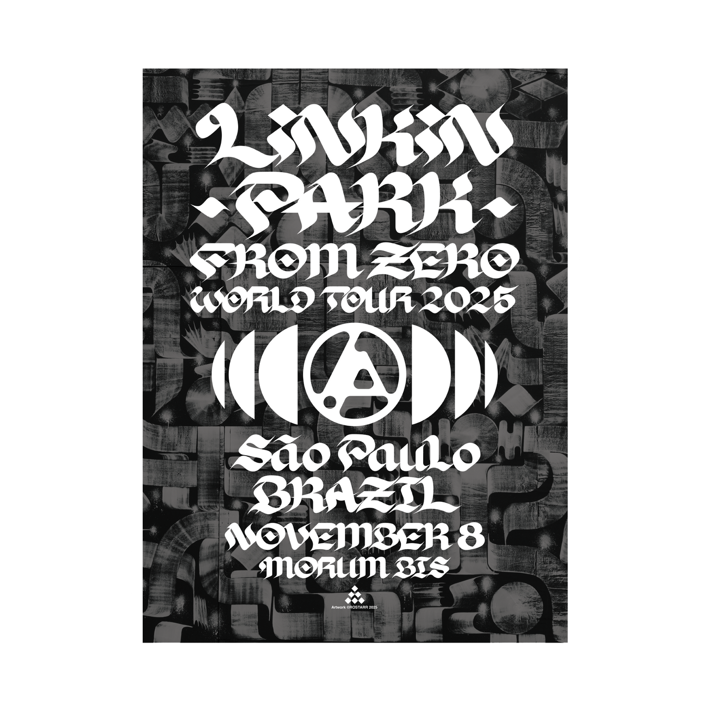 FZ 2025 Tour Sao Paulo Poster (Nov 8th) - ROSTARR