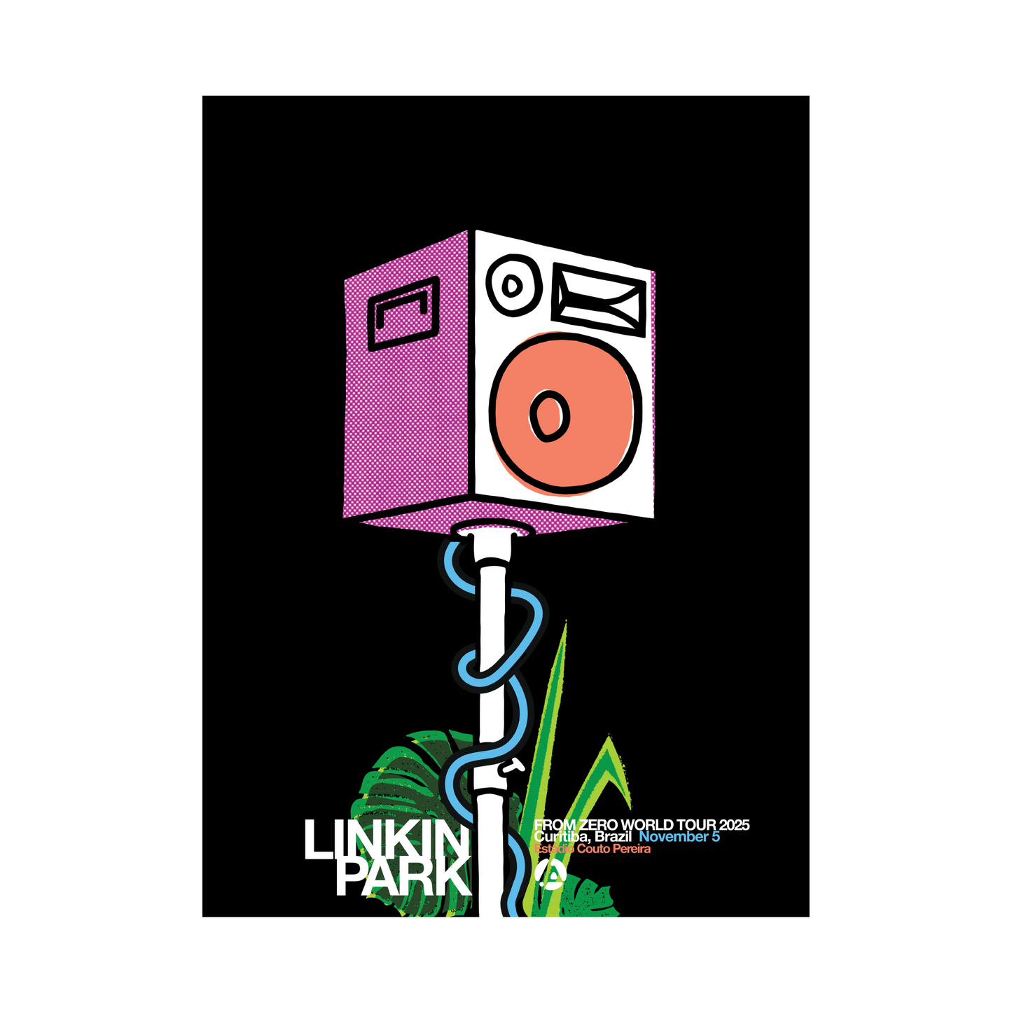 FZ 2025 Tour Curitiba Poster (Nov 5th) - Bill McMullen