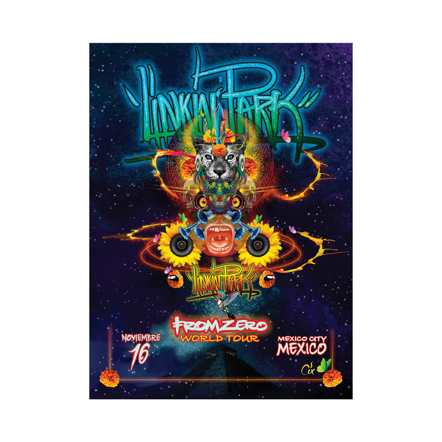 FZ 2025 Tour Mexico City Poster (Nov 16th) - Cix