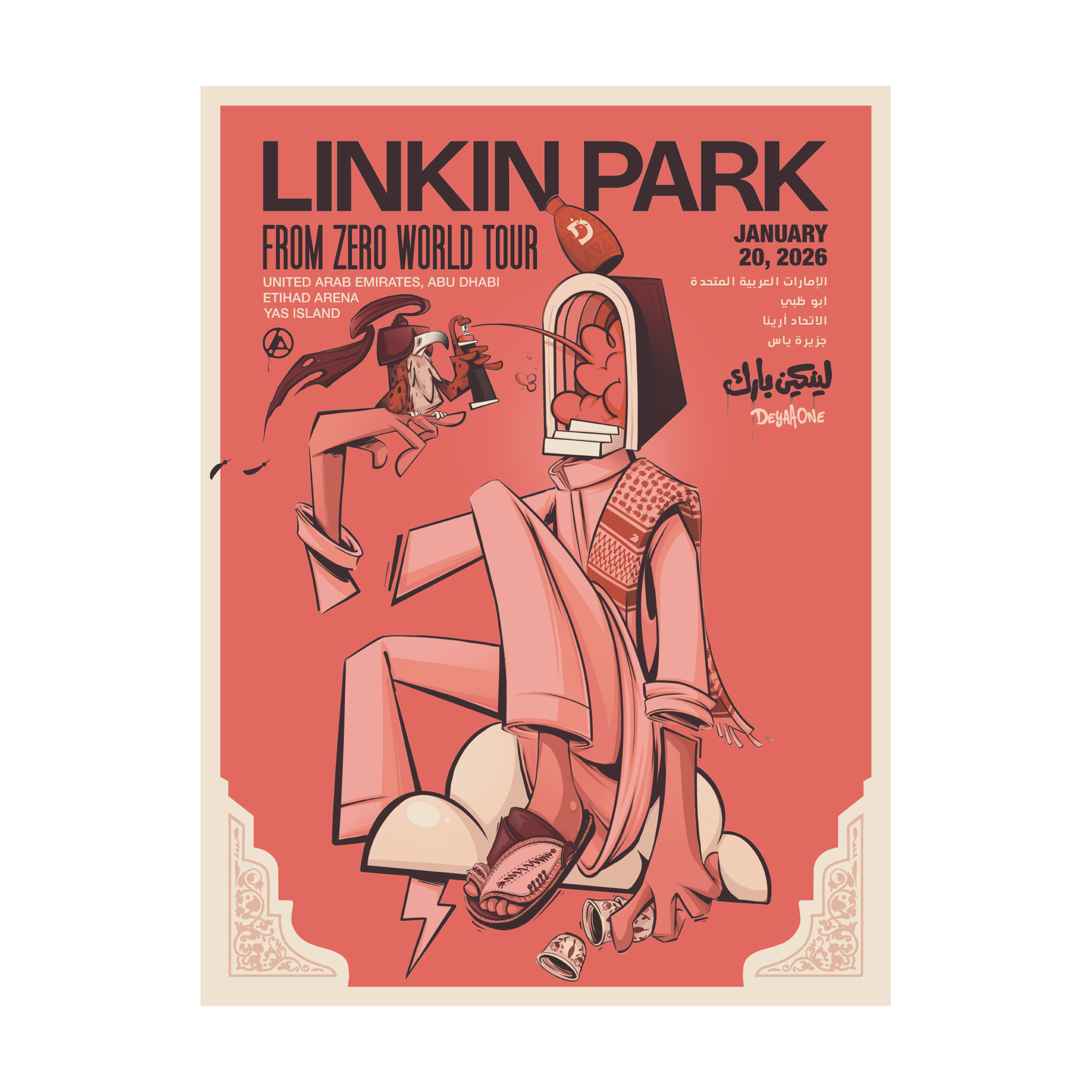 FZ 2026 Tour Abu Dhabi Poster (Jan 20th) - Deyaa Rambo – Linkin