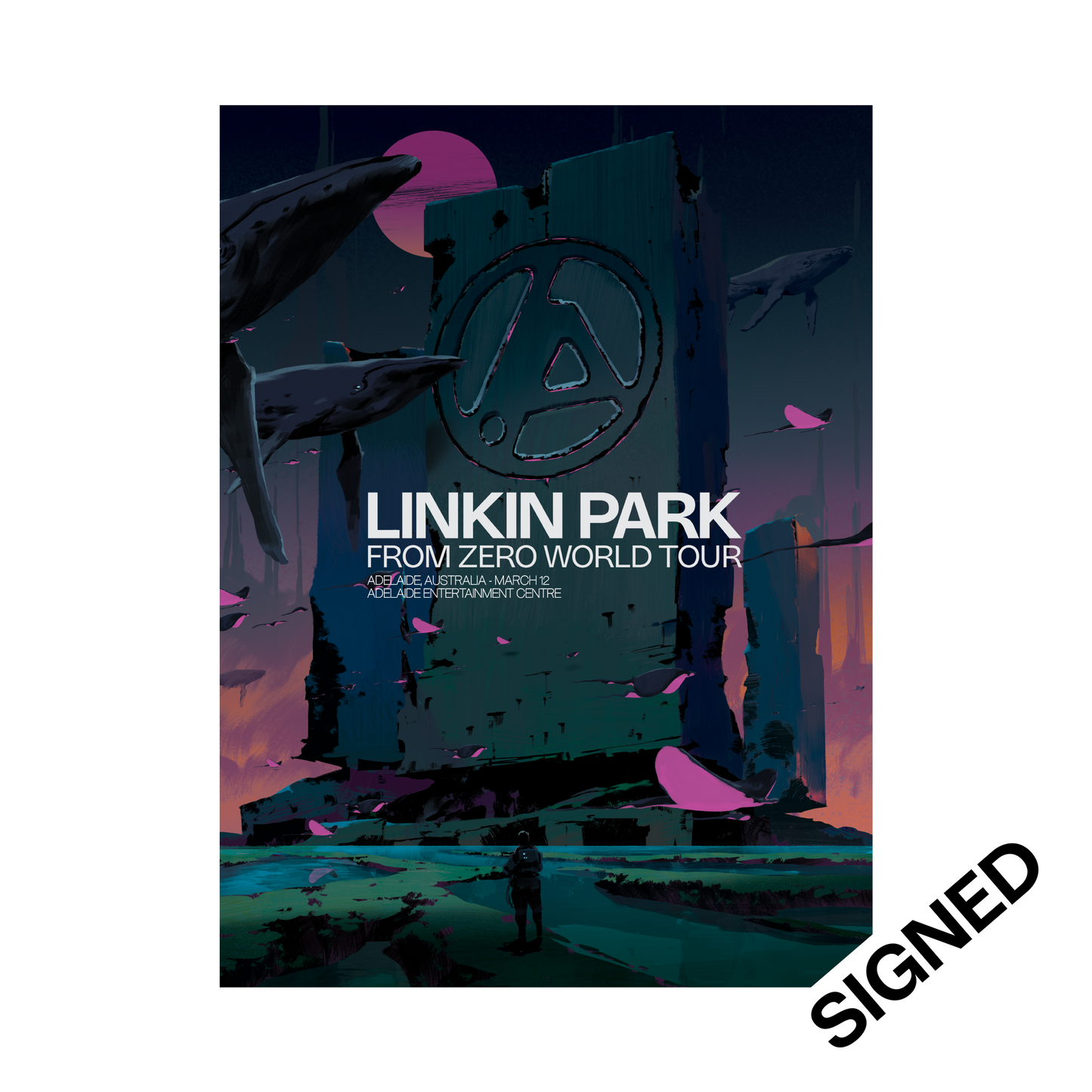 FZ 2026 Tour Adelaide SIGNED Poster (Mar 12th) - James Paick