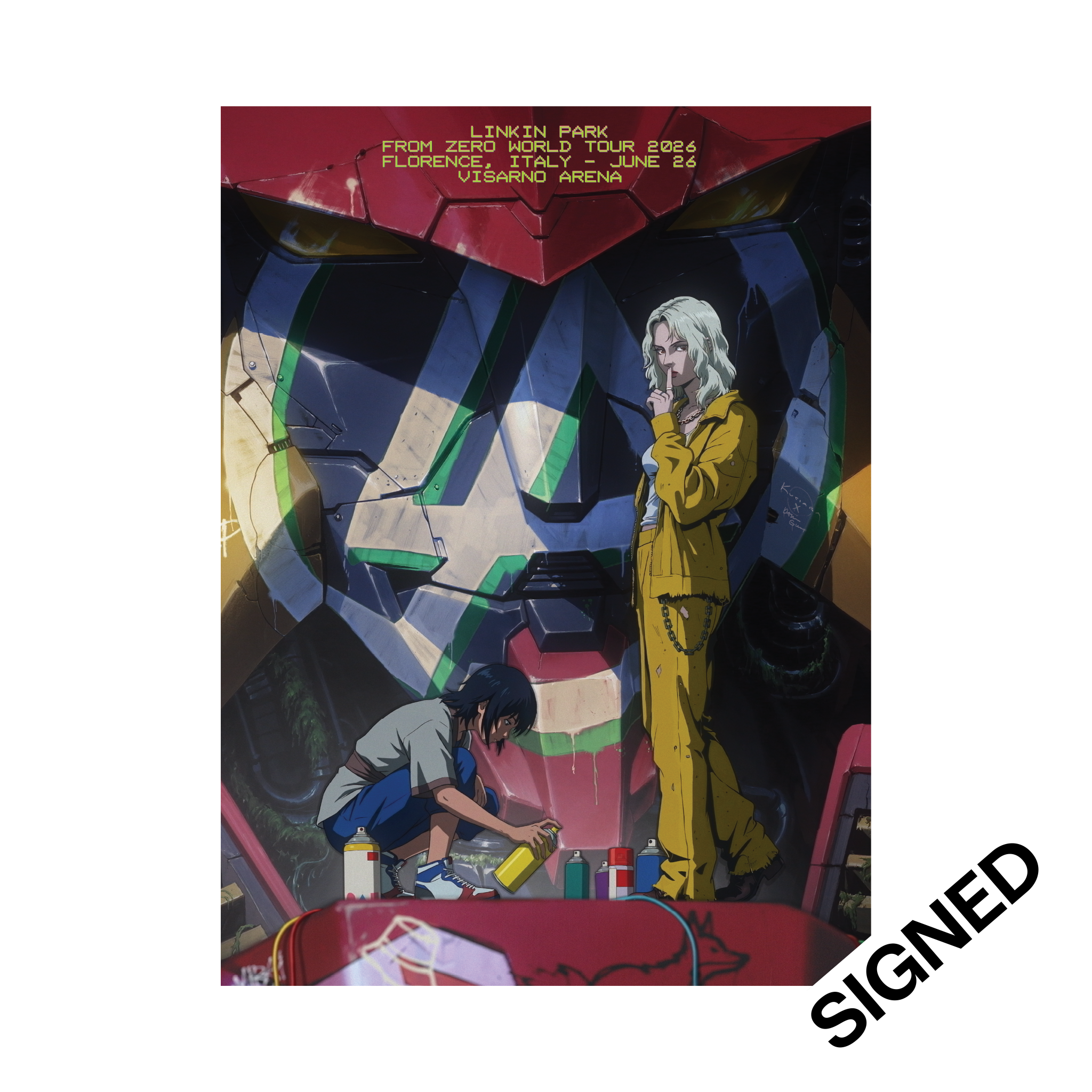 FZ 2026 Tour Florence Signed Poster (June 26th) - Maciej Kuciara
