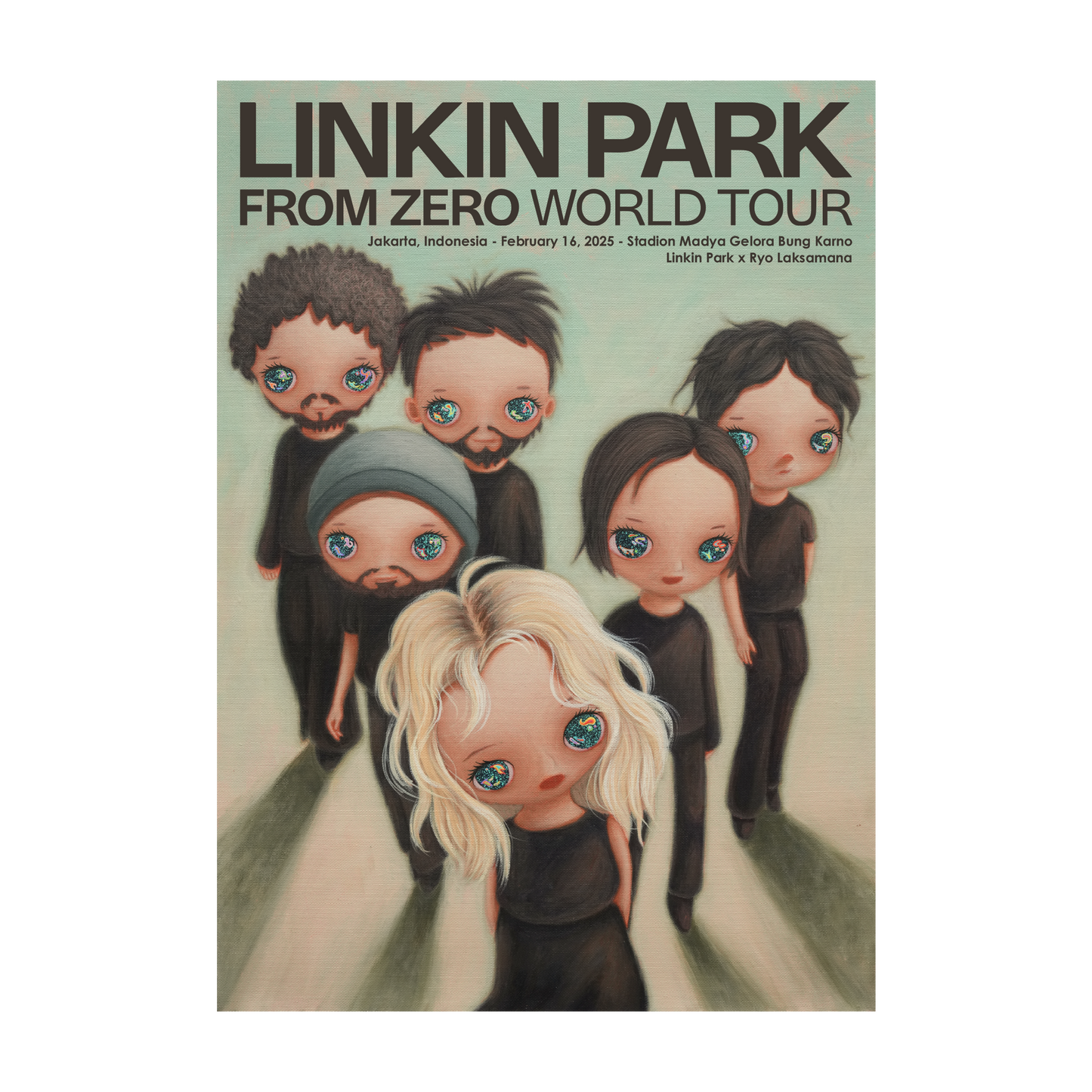 FZ 2025 Tour Jakarta Poster (Feb 16th) - Ryo Laksamana