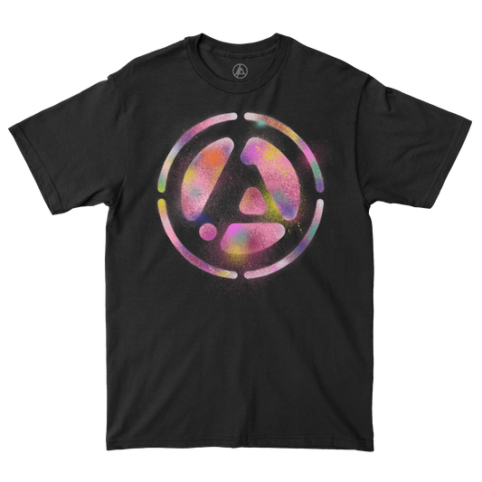 Joe's Spray Logo Black Tee