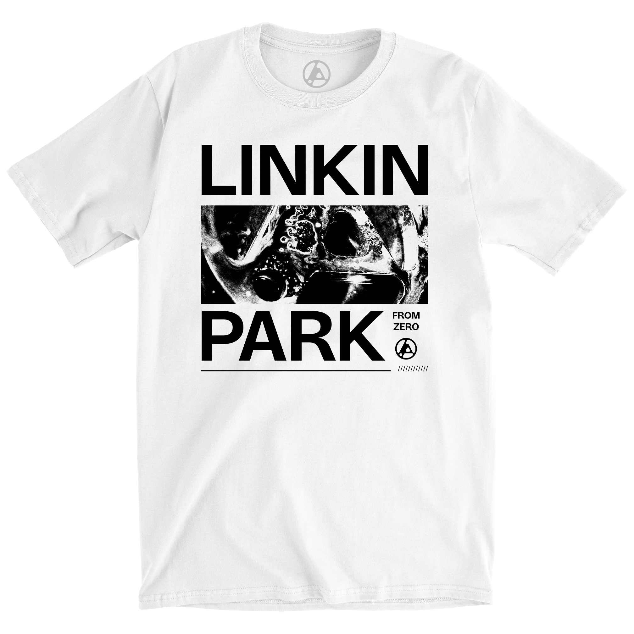 FZ BLACK SWIRL WHITE TEE – Linkin Park Store