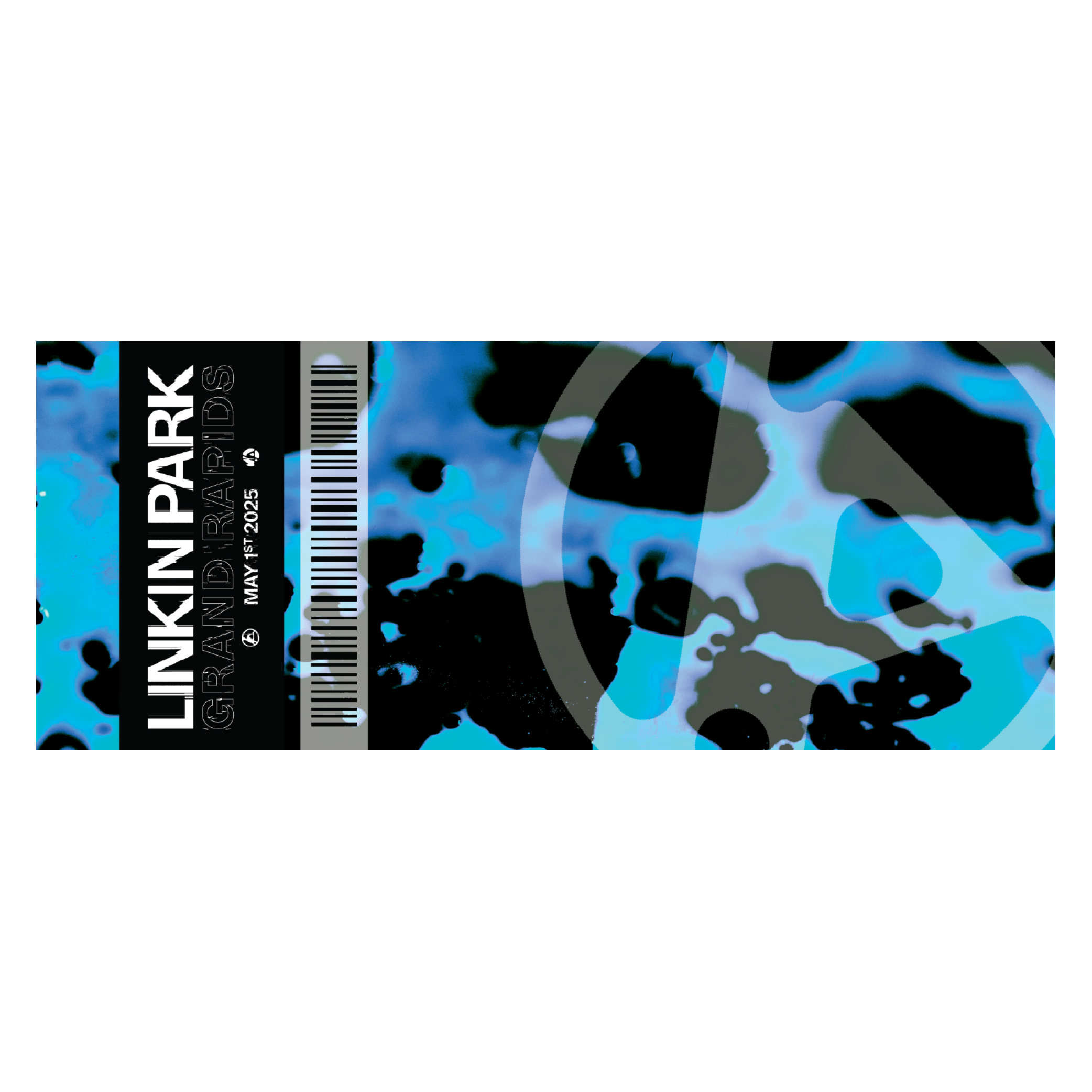 LINKIN PARK TICKET MAGNET LIP854A_LPFZGRANDRAPIDSCOMMEMO