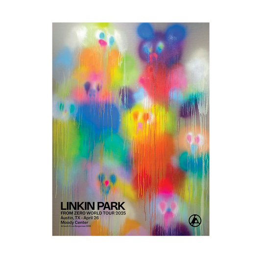 FZ 2025 Tour Austin Poster (April 26th) - Jon Burgerman