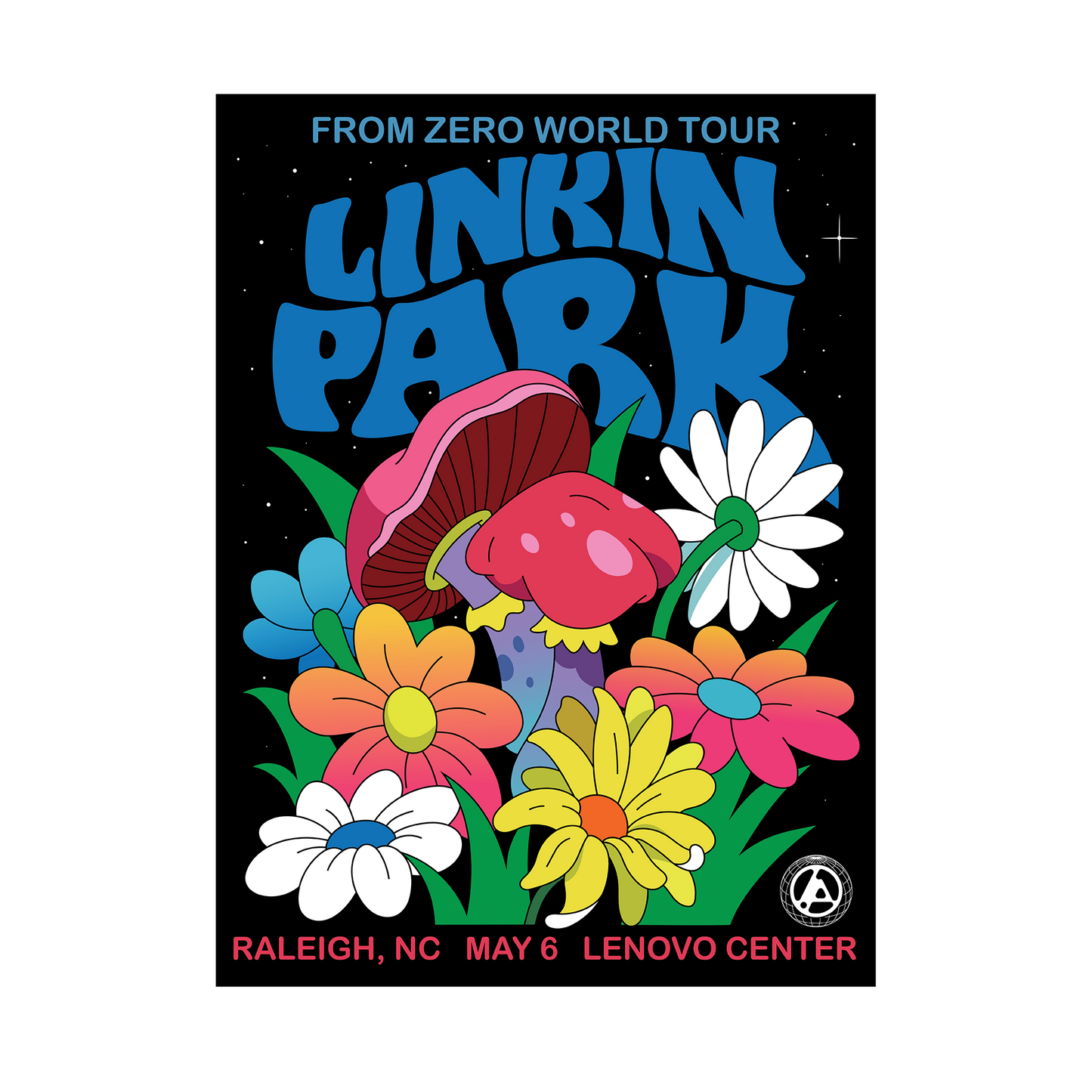 FZ 2025 Tour Raleigh Poster (May 6th) - DABSMYLA