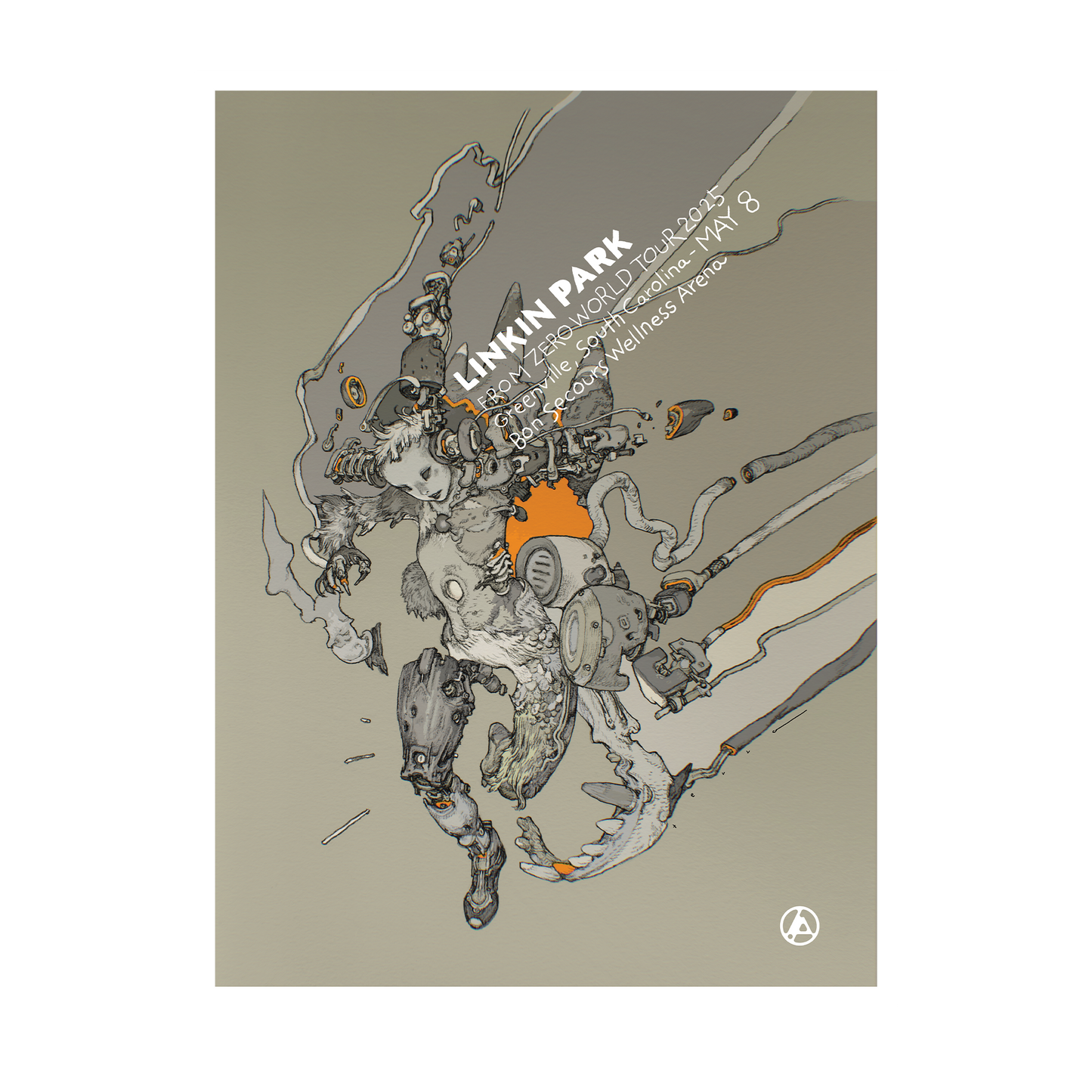 FZ 2025 Tour Greenville Poster (May 8th) - Katsuya Terada