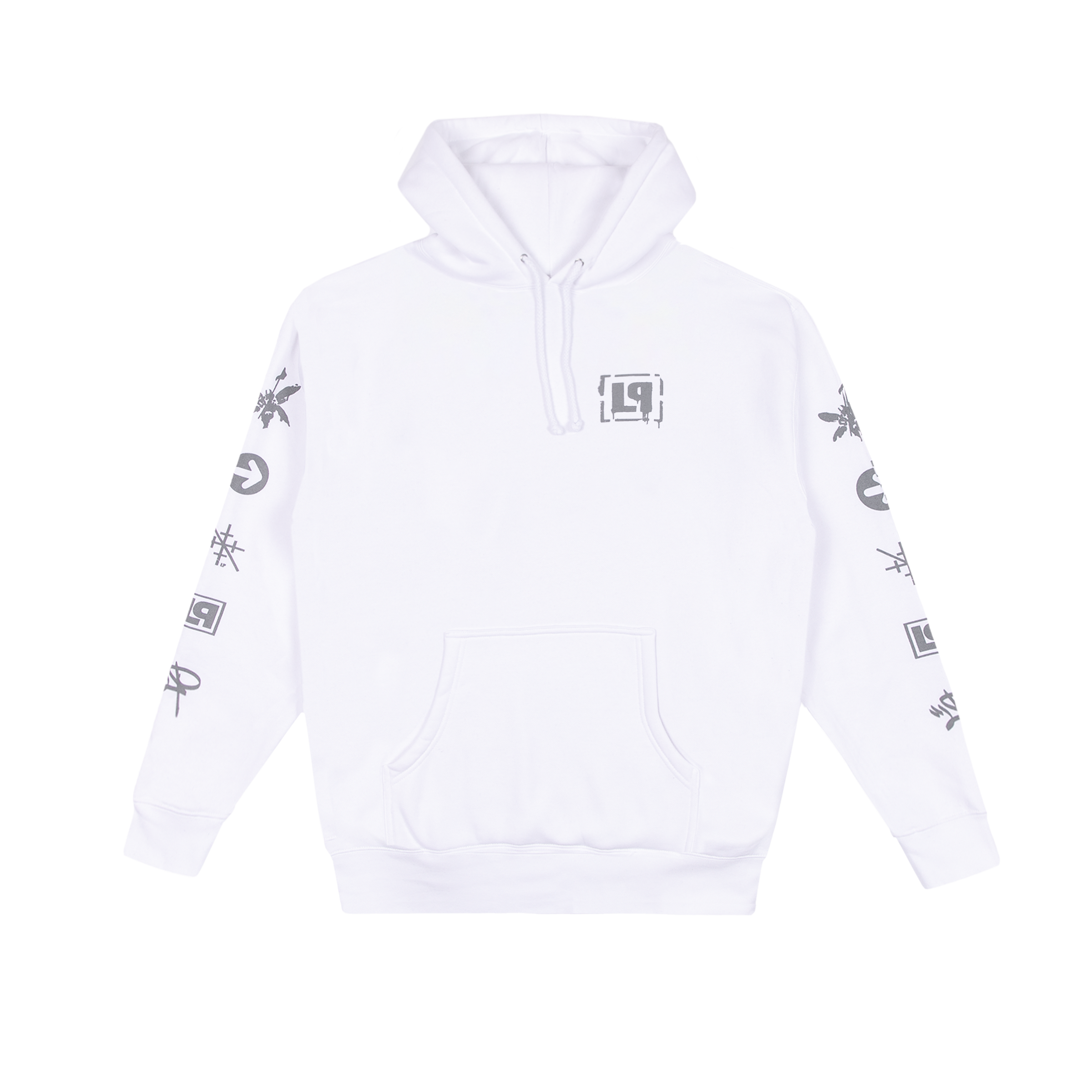 LP Icons White Pullover Hoodie – Linkin Park Store
