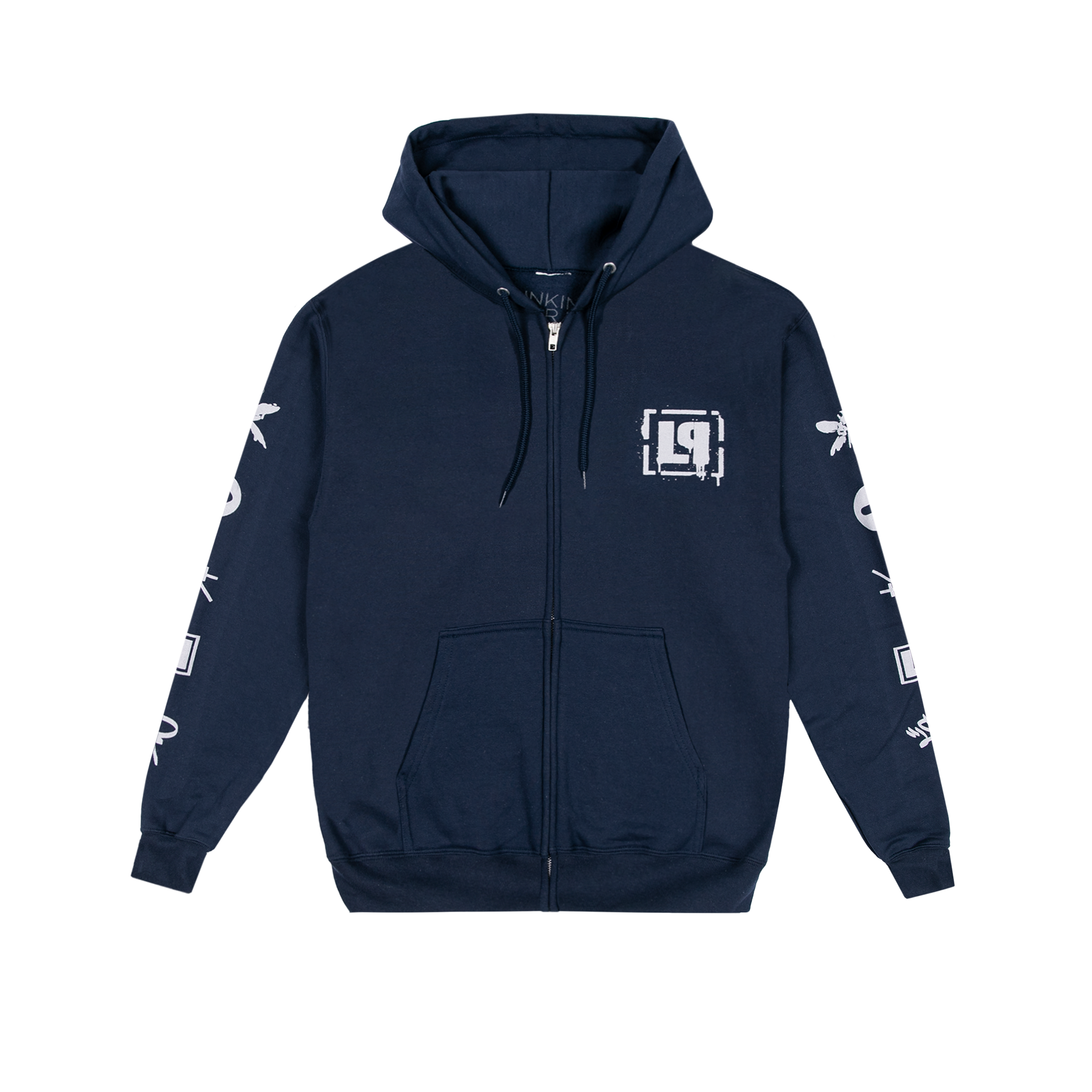 LP Icons Navy Zip Hoodie – Linkin Park Store
