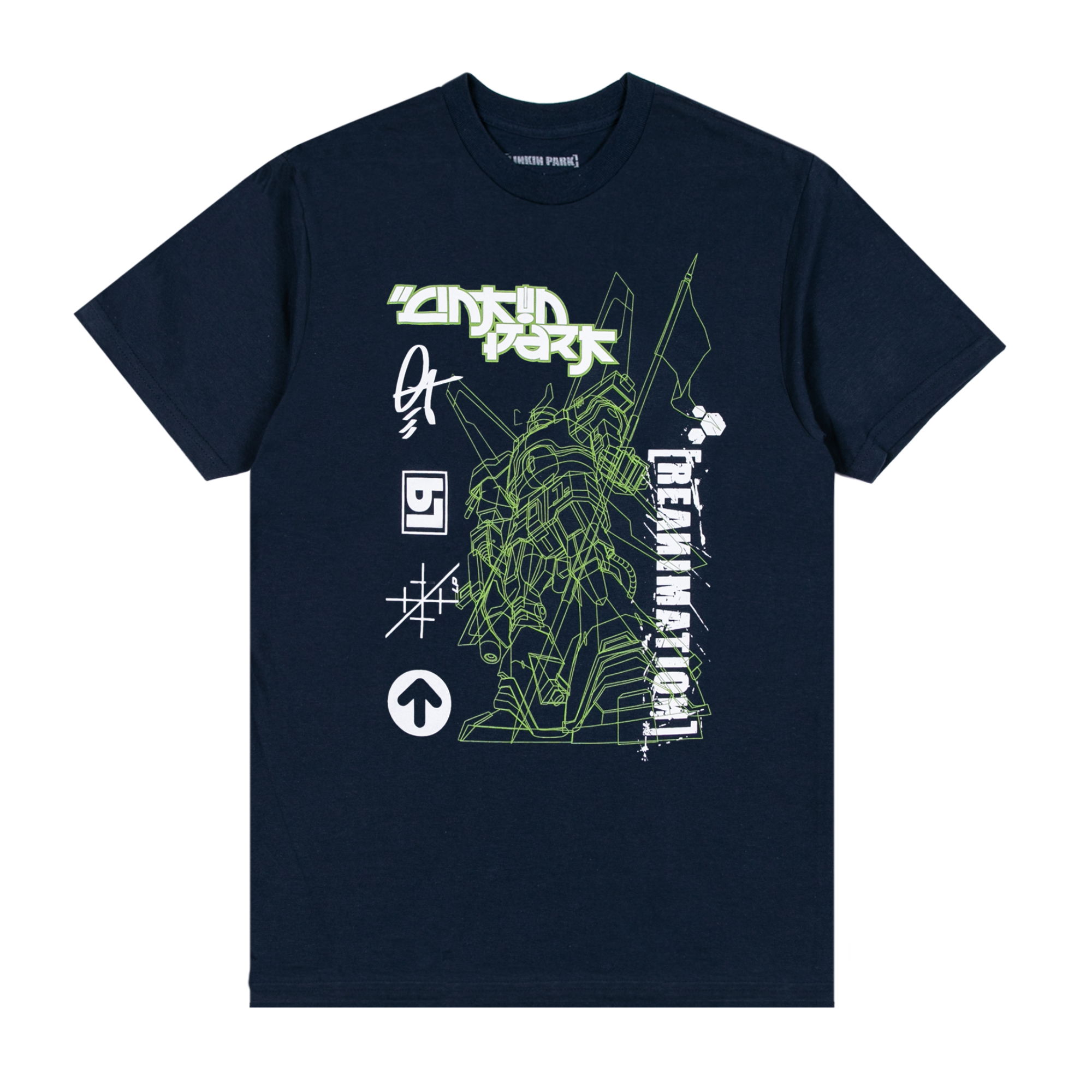 Reanimation Robot Sketch Navy Tee – Linkin Park Store