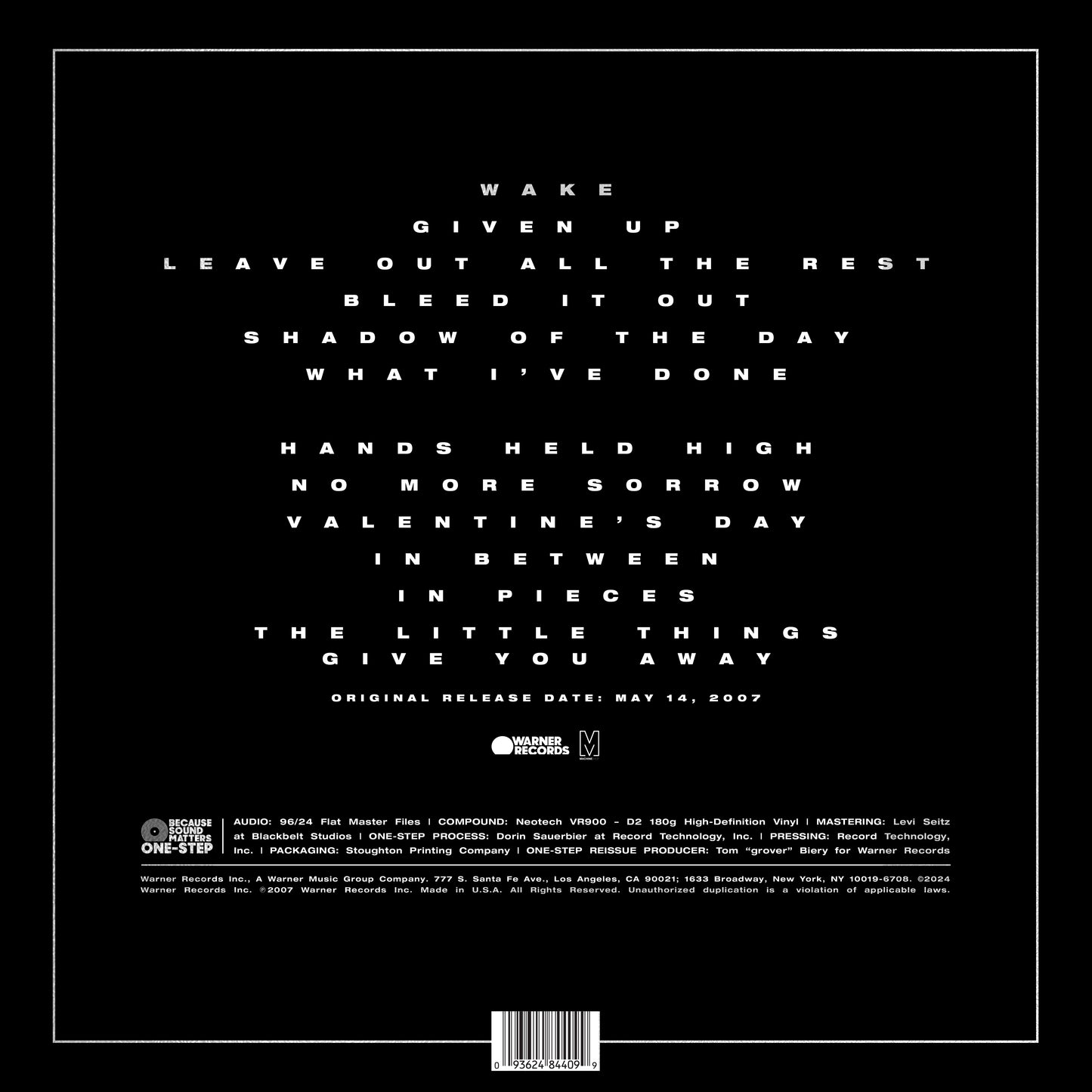 Minutes to Midnight One Step Vinyl