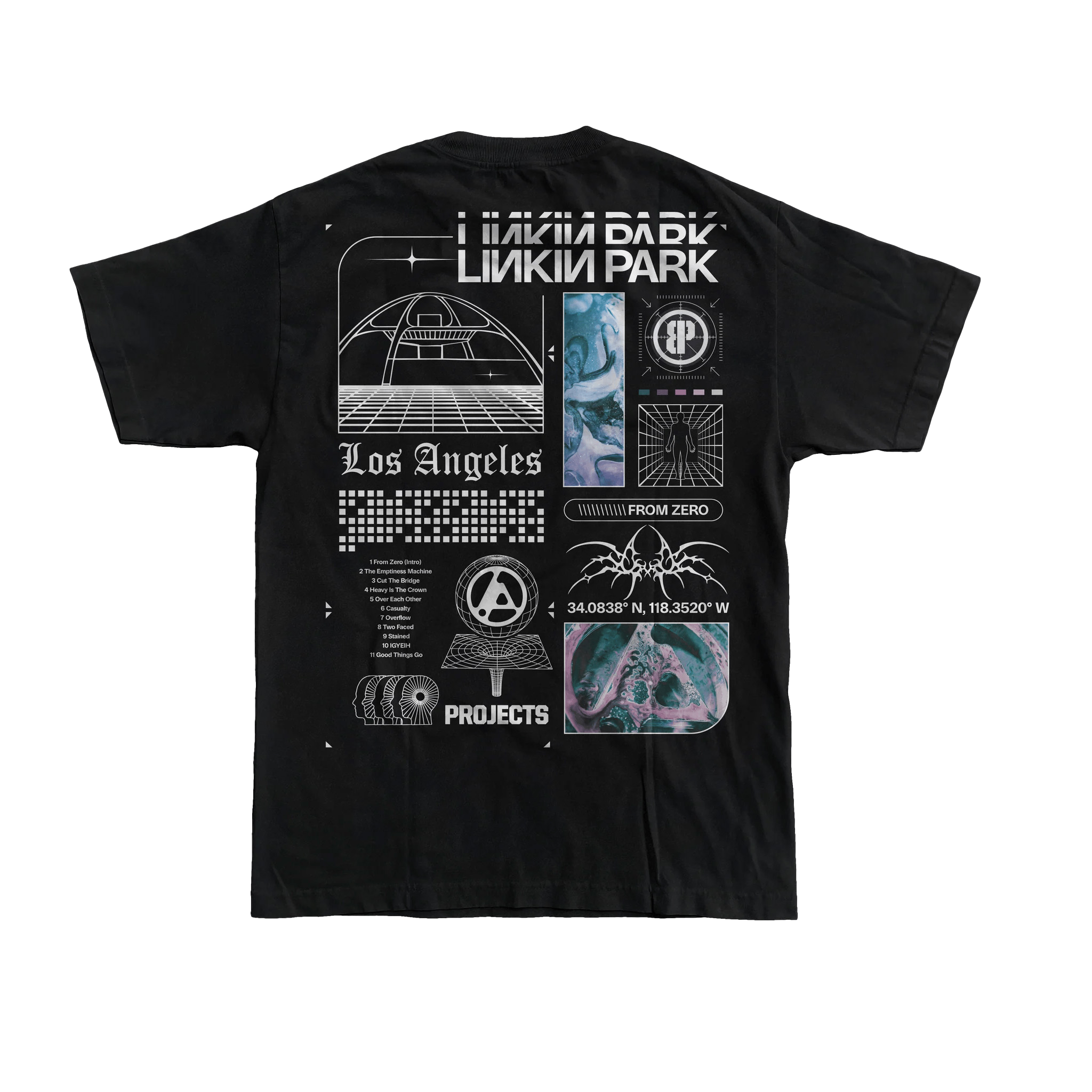 Brooklyn Projects LA Black Tee – Linkin Park Store