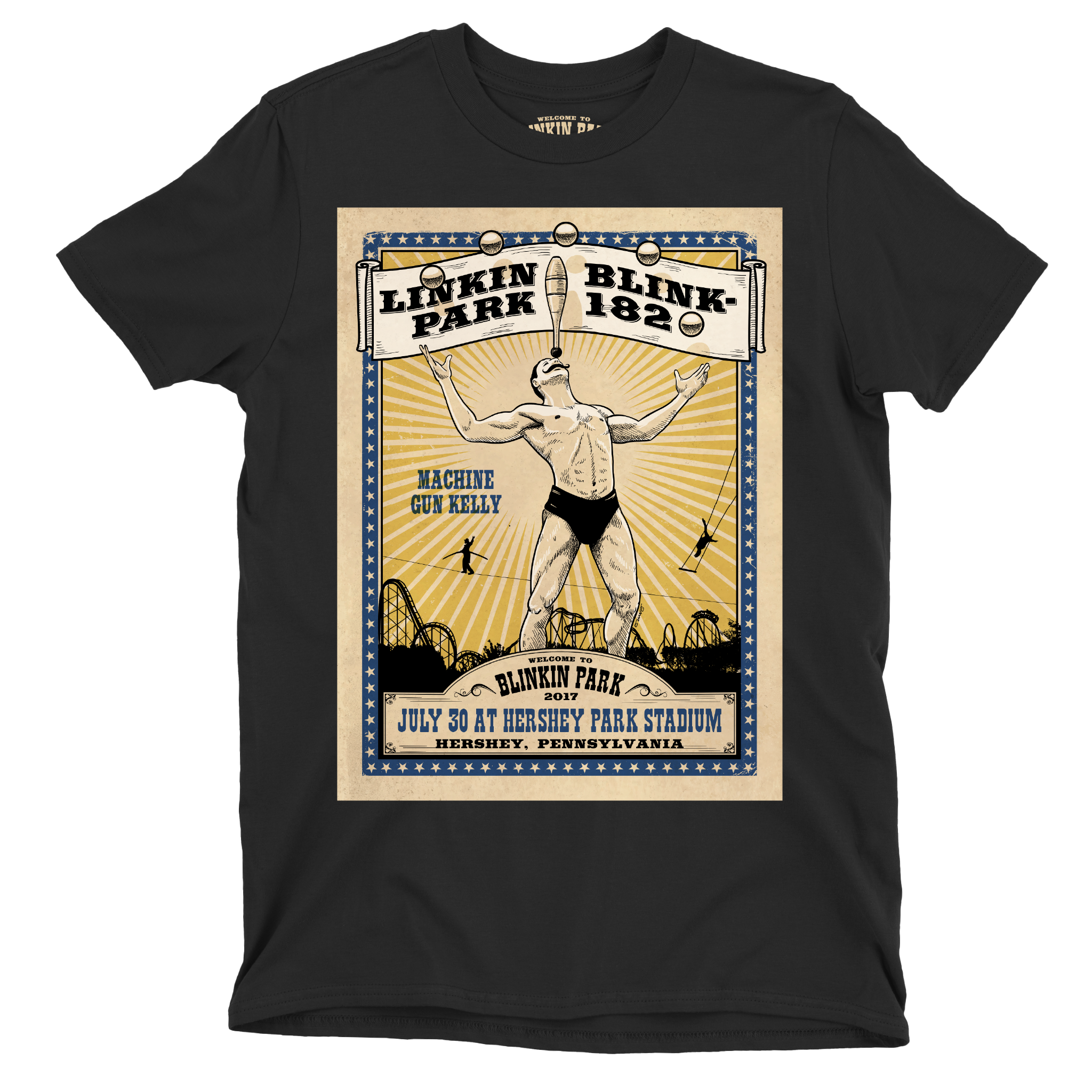 Blinkin Hershey Park Tee - Black – Linkin Park Store Blinkin Hershey Park Tee - Black – Linkin Park Store