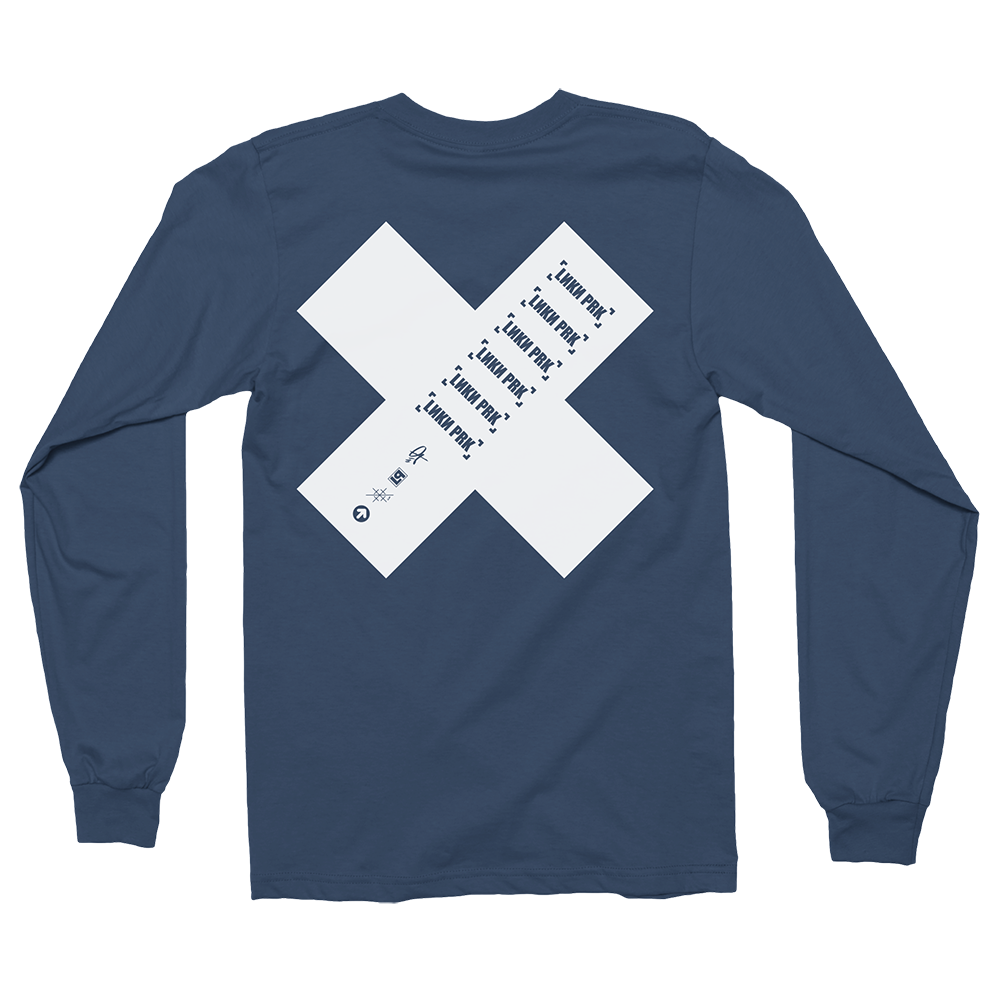 Side Street Soldier Logo X Navy Long Sleeve