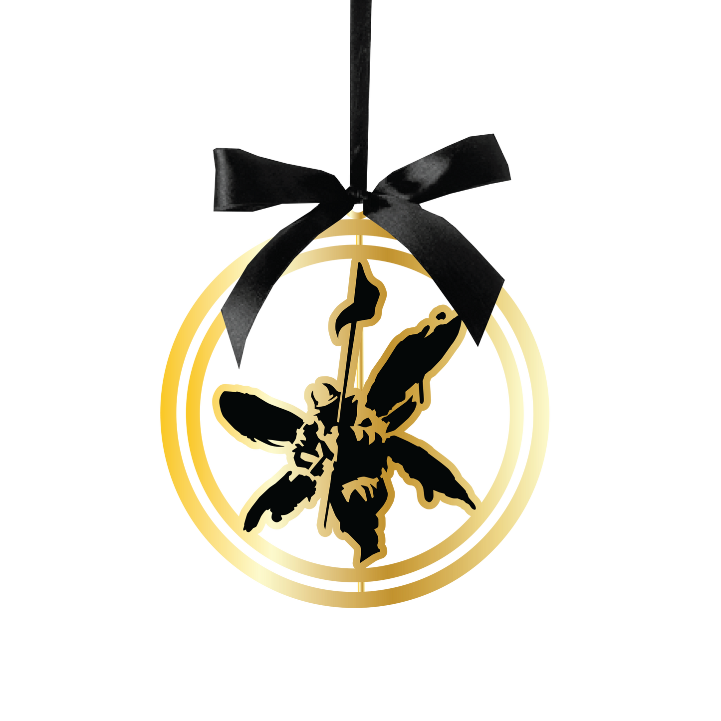 Street Soldier Gold Plated Ornament
