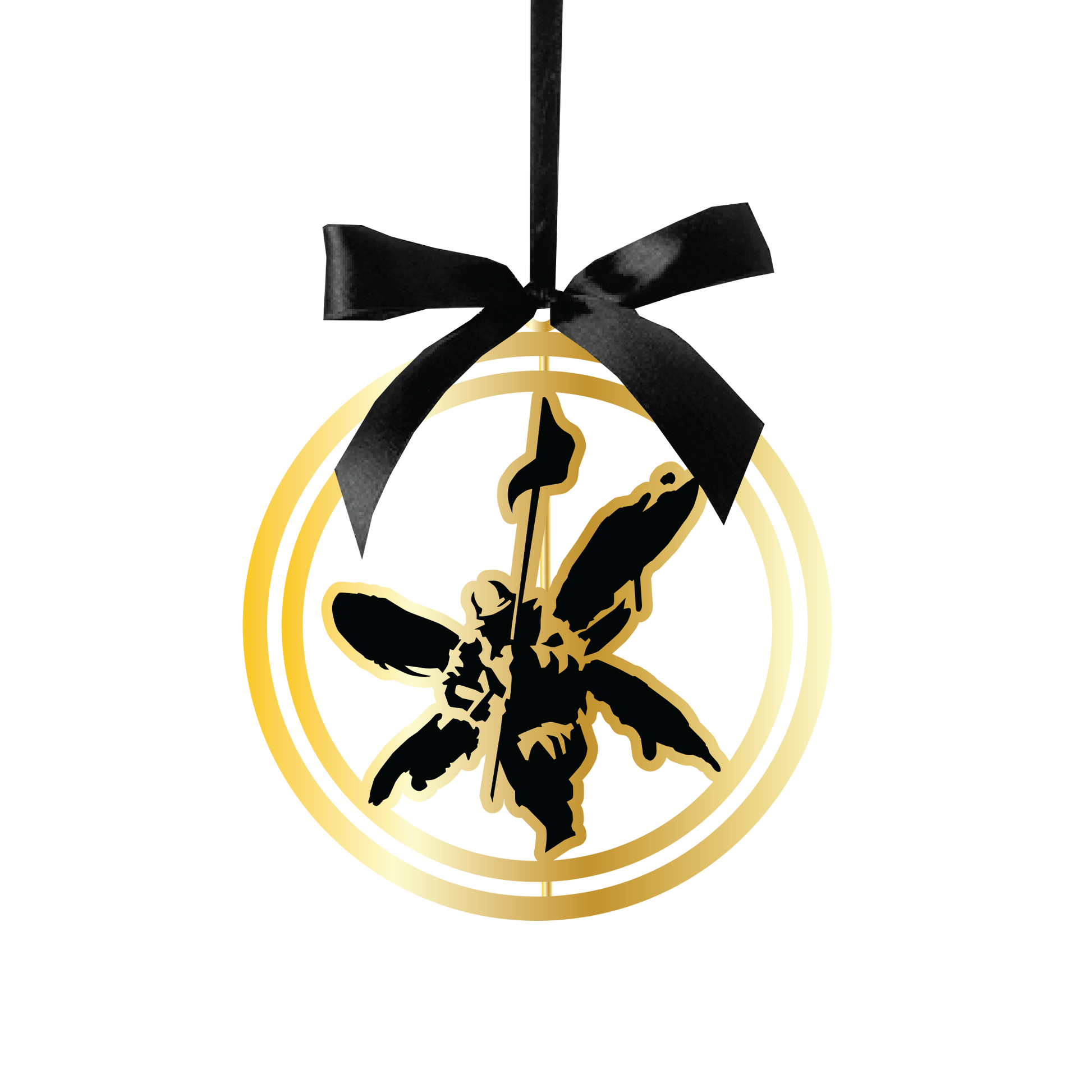 Street Soldier Gold Plated Ornament