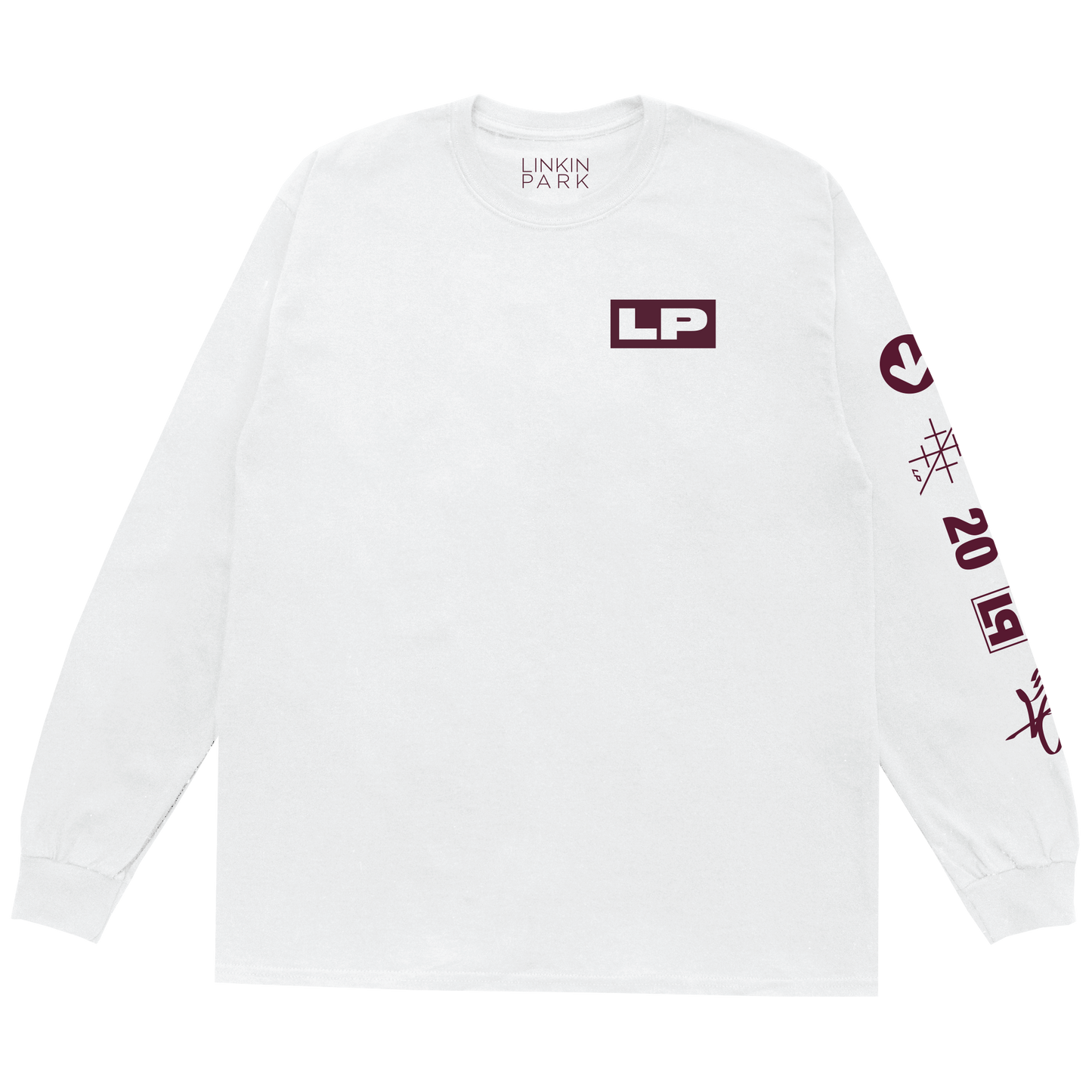 LP HT:20 White Long Sleeve Tee