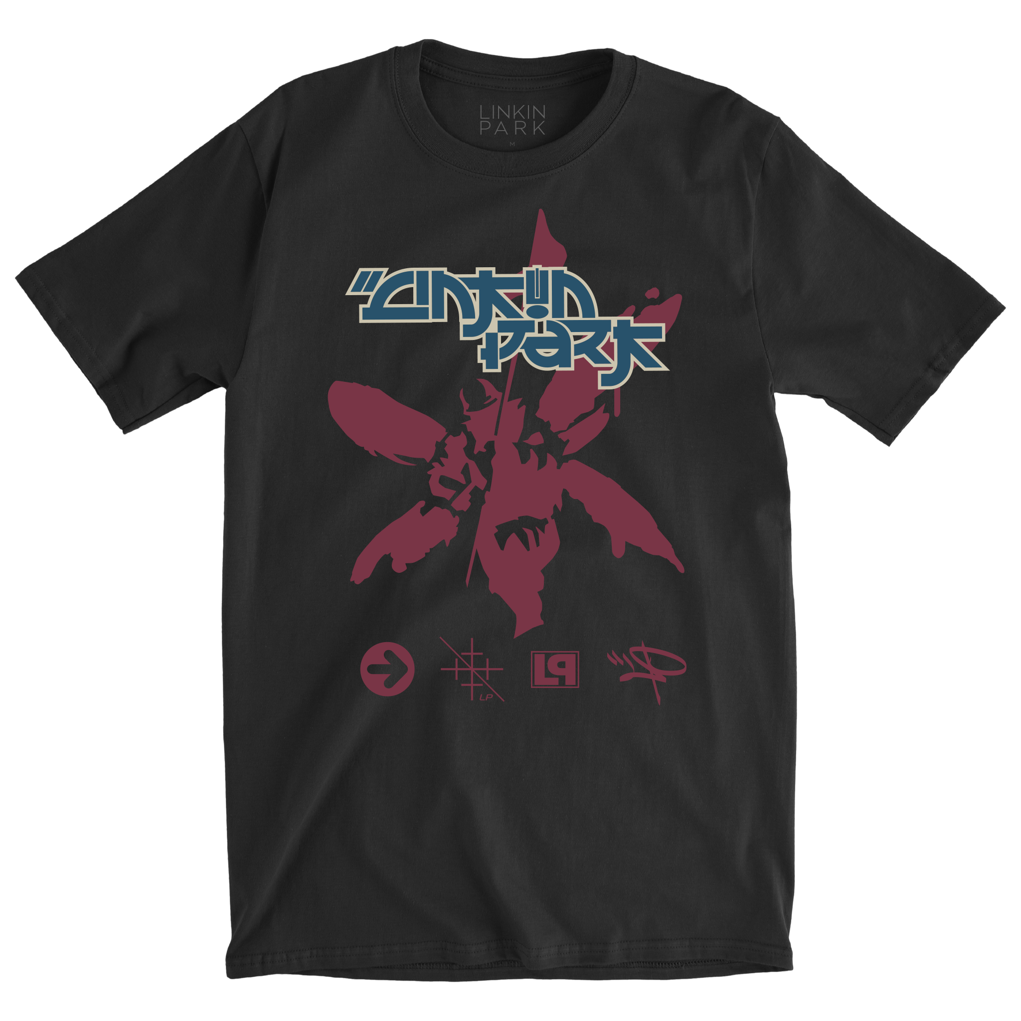 Vintage LP Soldier Black Tee – Linkin Park Store Vintage LP Soldier Black Tee – Linkin Park Store