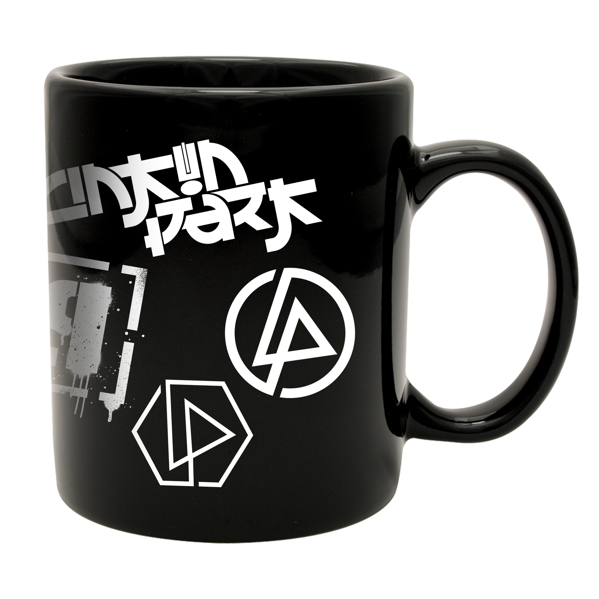 LP Icons Black Mug