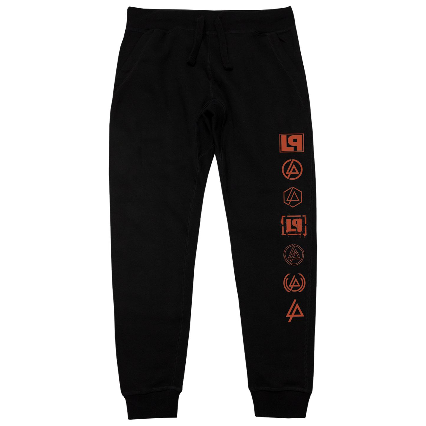 LP Icon Stacks Black Joggers