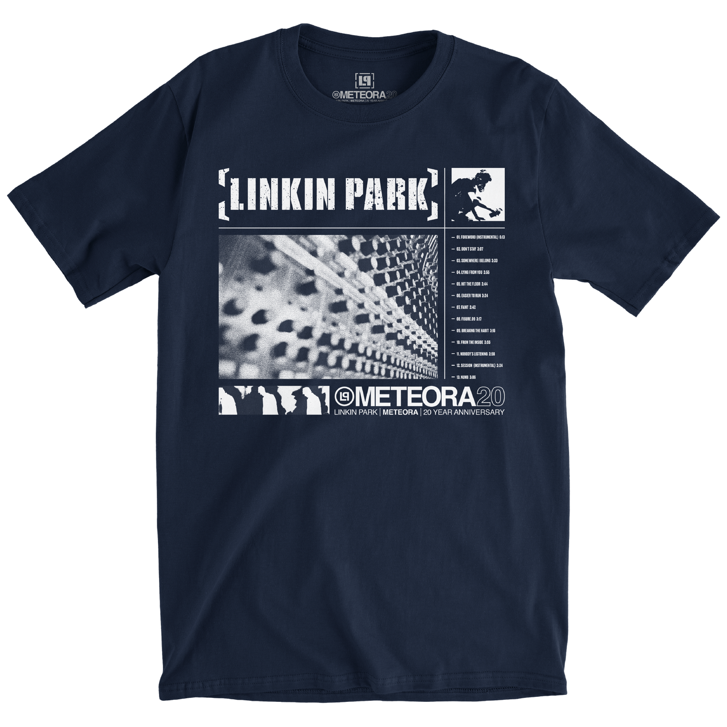 Meteora Sound Board Navy Tee