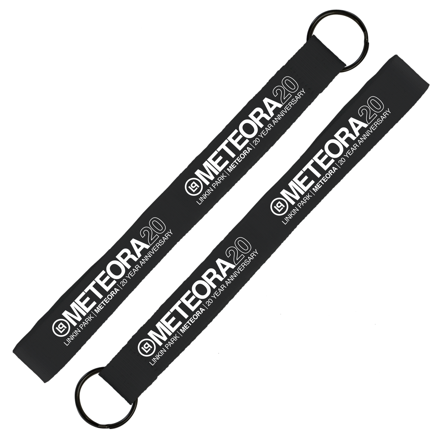 METEORA 20 BLACK LANYARD KEYCHAIN