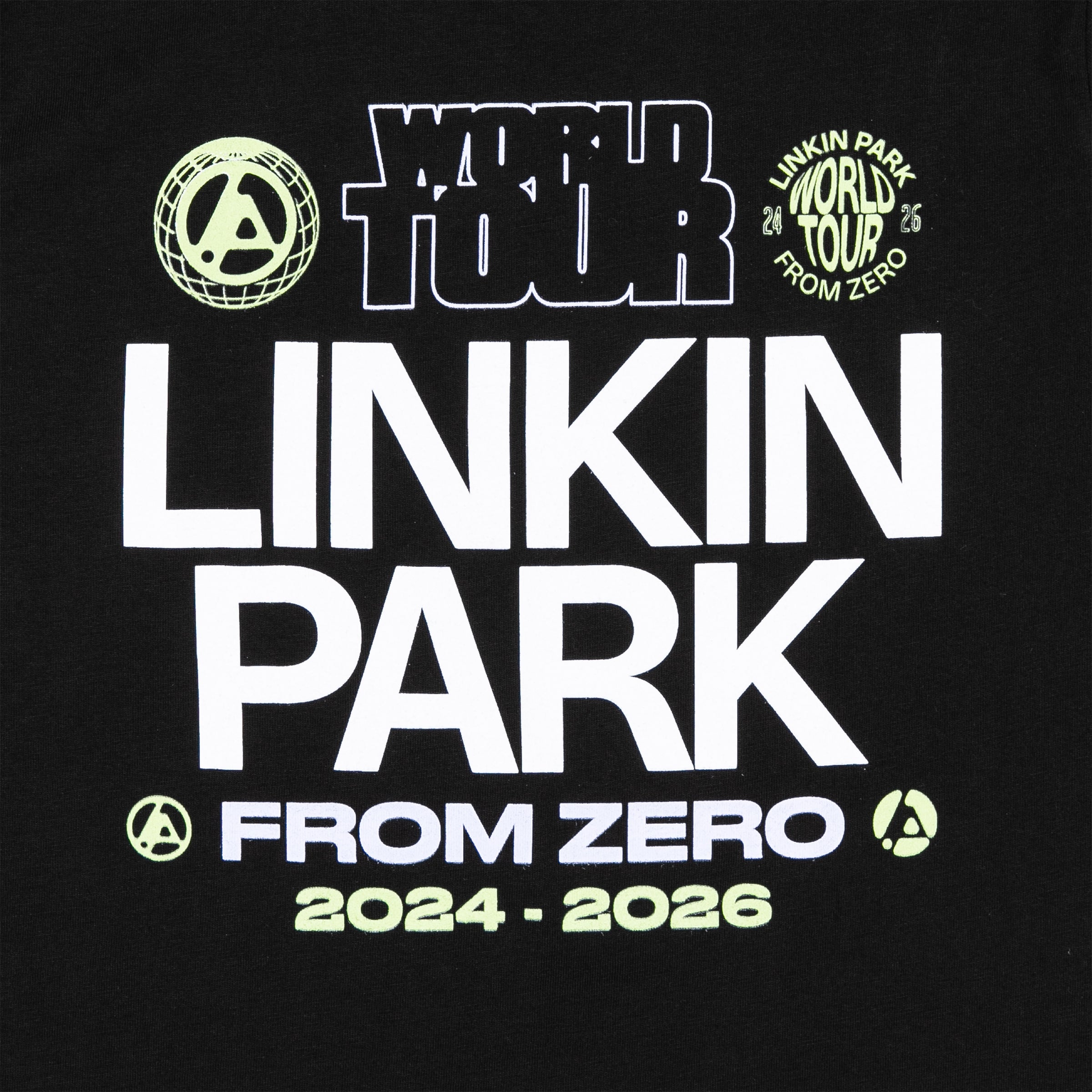 Official FZ World Tour Black Youth Tour Tee – Linkin Park Store
