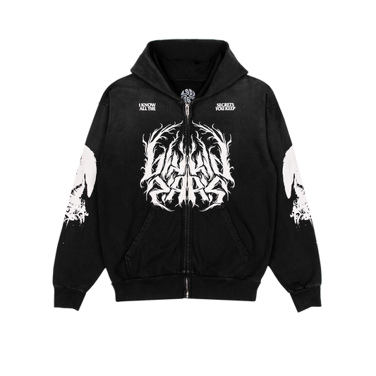 LPPL CASUALTY WASHED ZIP HOODIE