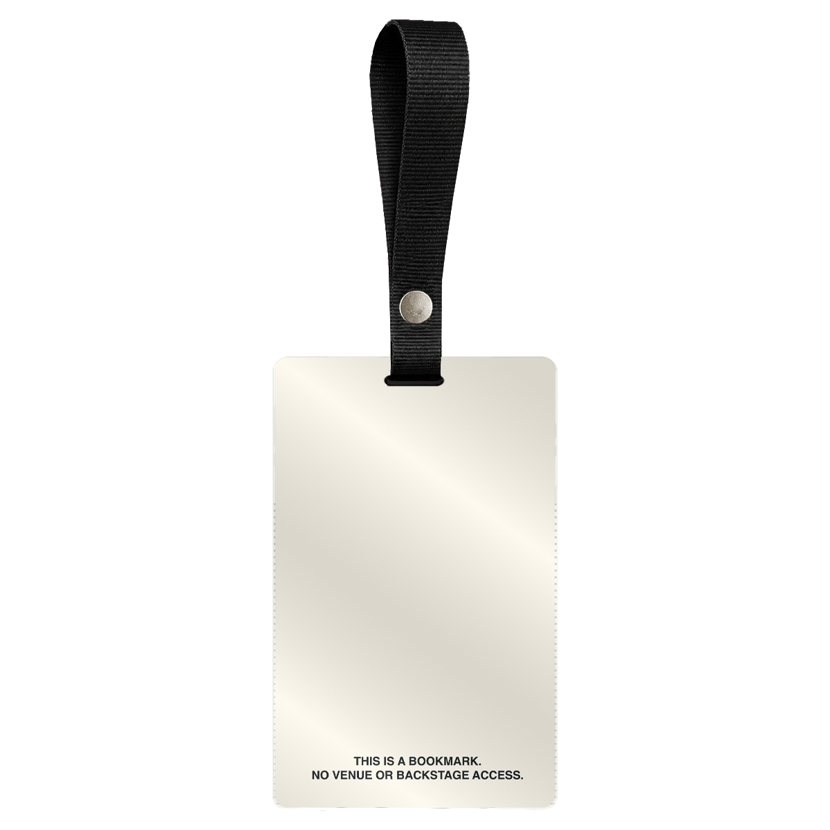 From Zero 2026 Black World Tour Bookmark
