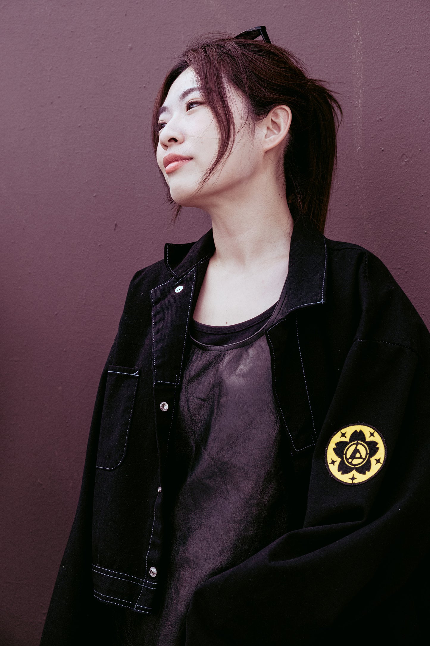 LPPL x SUAY CROPPED LONGSLEEVE PATCH JACKET