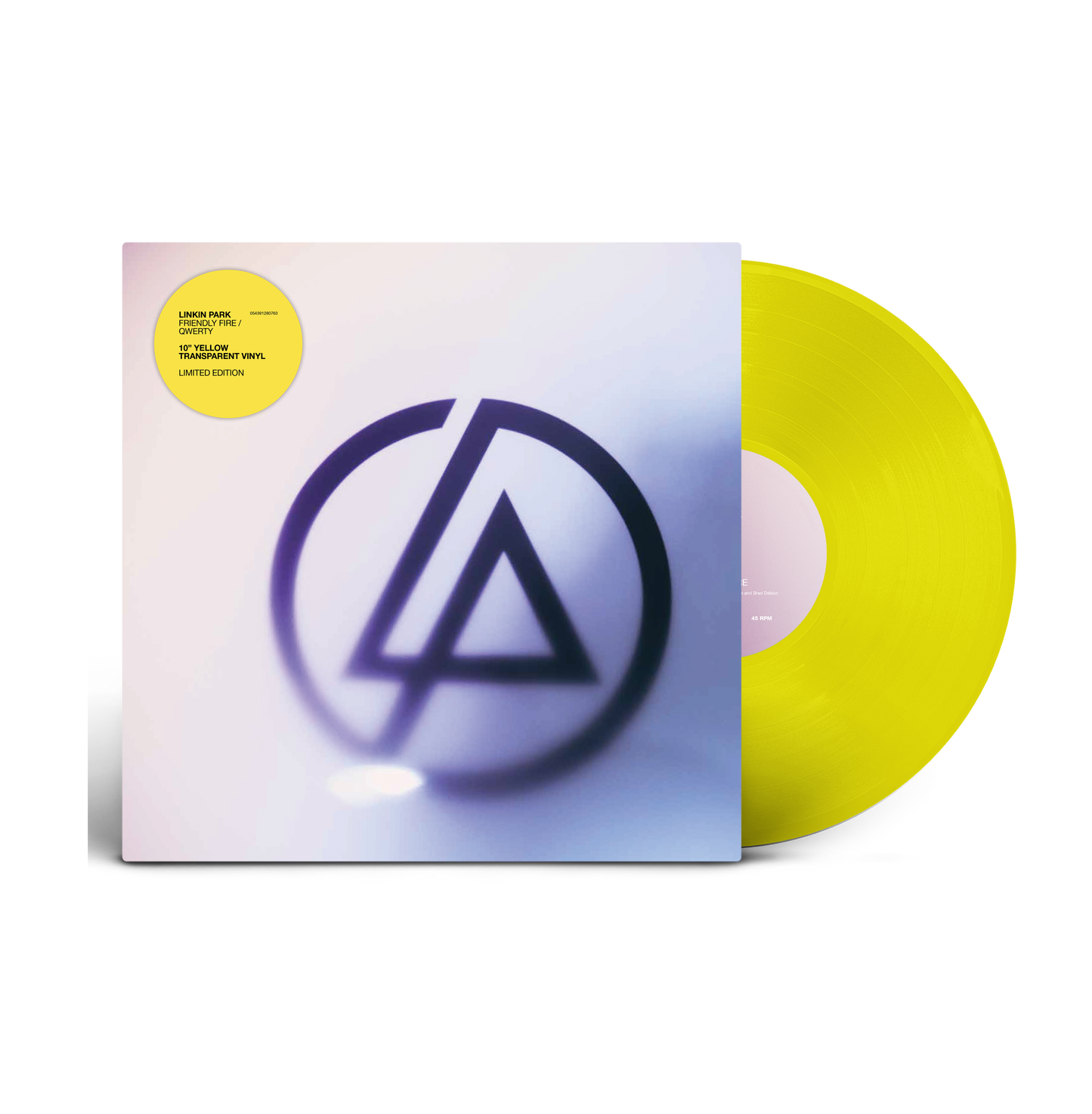 LIMITED EDITION FRIENDLY FIRE / QWERTY 10” YELLOW TRANSPARENT VINYL LP
