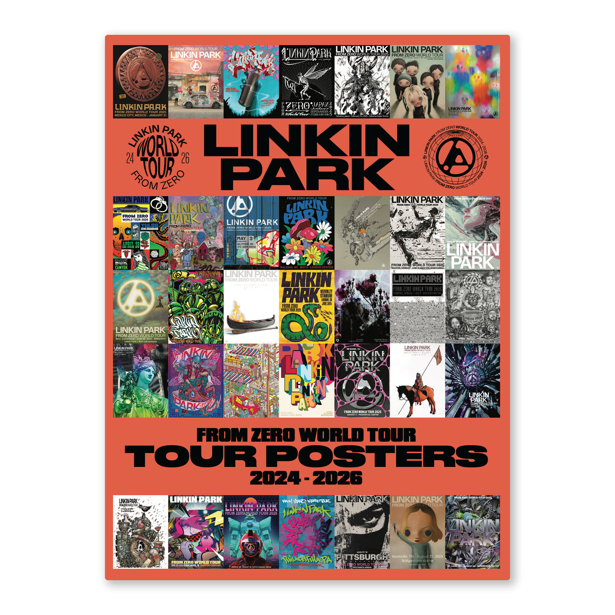 FROM ZERO WORLD TOUR: Tour Posters (2024-2026) [First Pressing Edition]