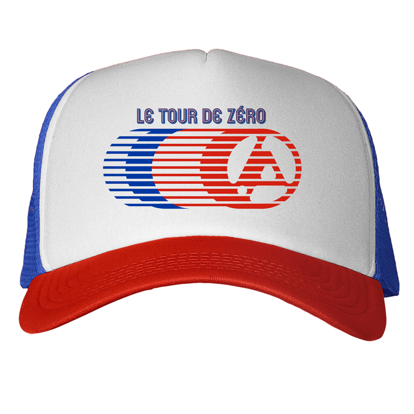 Le Tour De Zero Red/Blue Trucker Hat